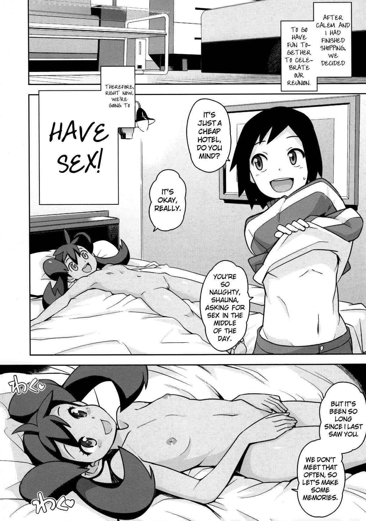 (C85) [Funi Funi Lab (Tamagoro)] Chibikko Bitch XY (Pokémon) [English] [Decensored]