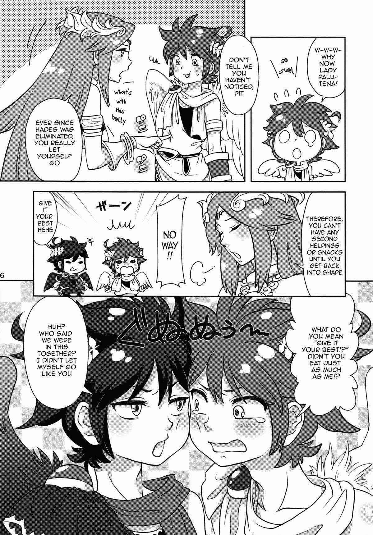 [Ezo Renkon (Ezo Renge)] Pittokun Genryou Keikaku (Kid Icarus) [English] {Shotachan}