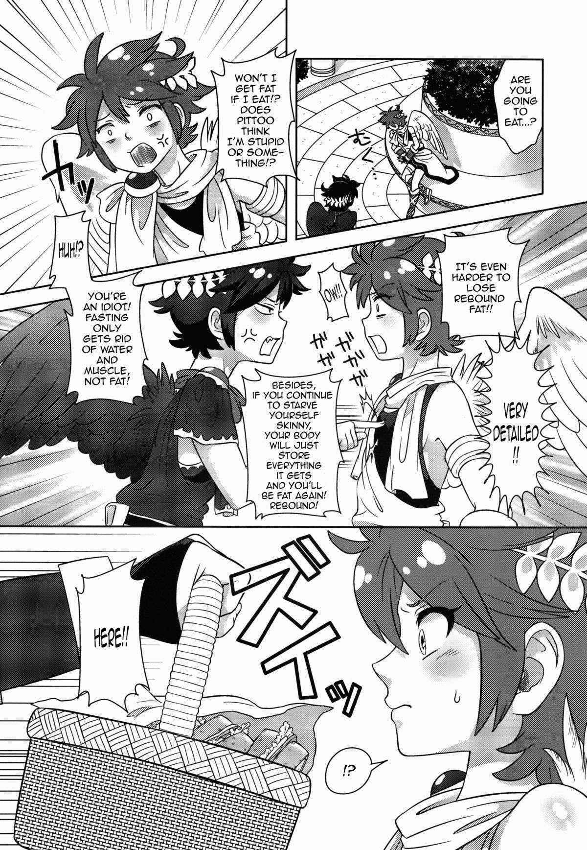 [Ezo Renkon (Ezo Renge)] Pittokun Genryou Keikaku (Kid Icarus) [English] {Shotachan}