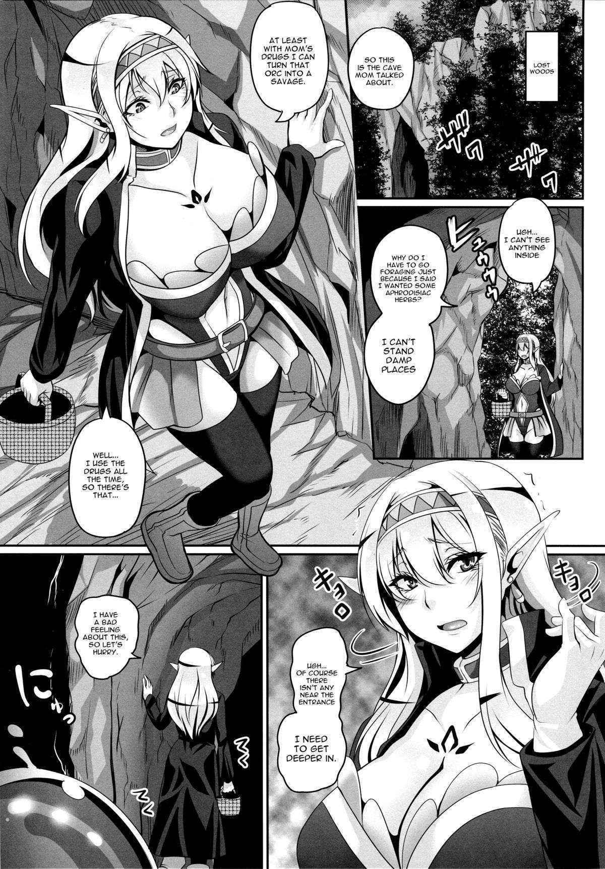 (C89) [Tiramisu Tart (Kazuhiro)] Inran Elf Musume to Slime [English] [constantly]