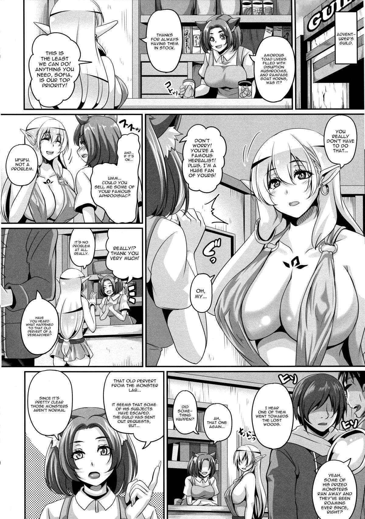 (C89) [Tiramisu Tart (Kazuhiro)] Inran Elf Musume to Slime [English] [constantly]