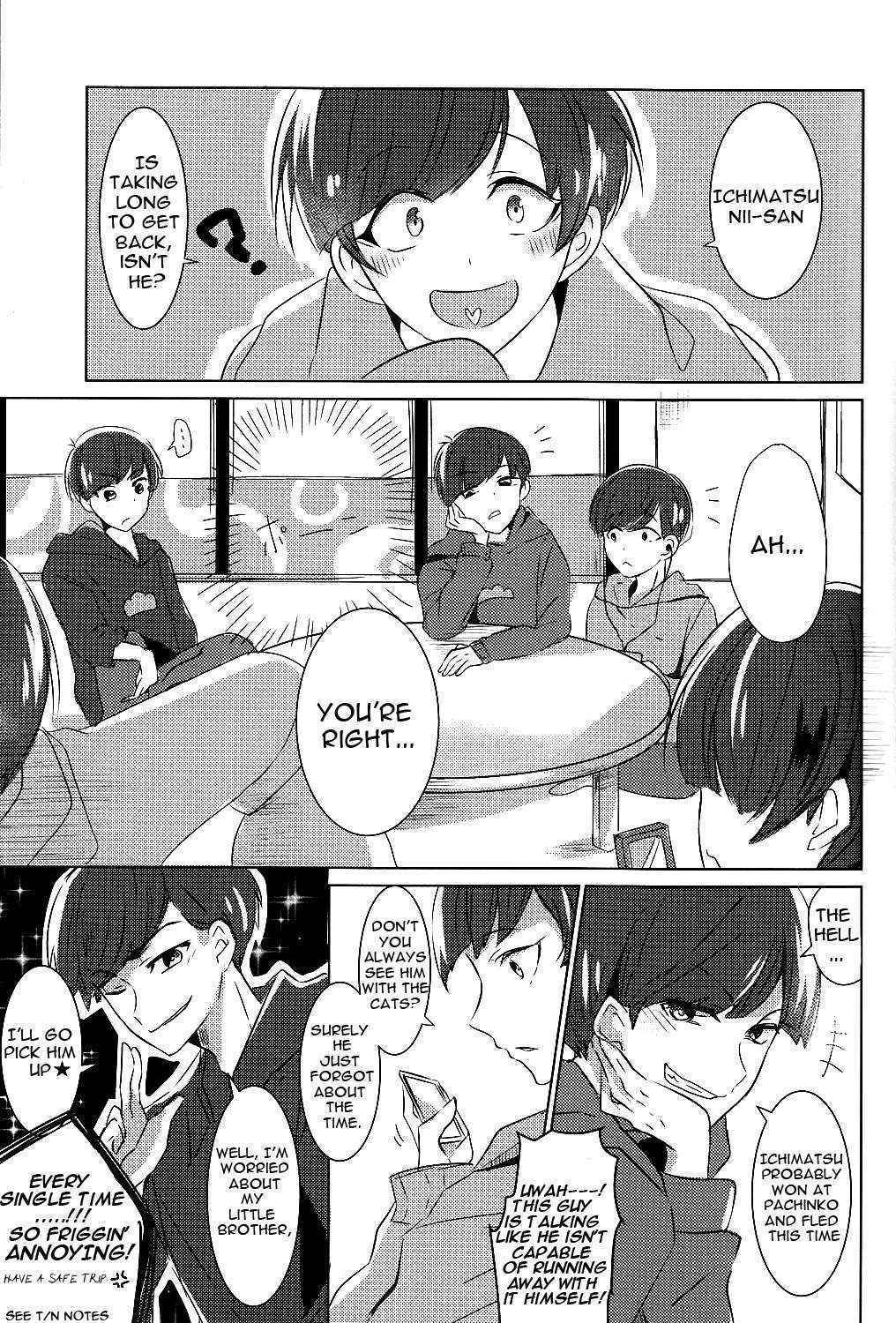 [7days (Ineminori)] Ichikara Jihen "Neko ni Natta Ichimatsu ga Hatsujouki nandakedo" (Osomatsu-san) [English] [Hana]