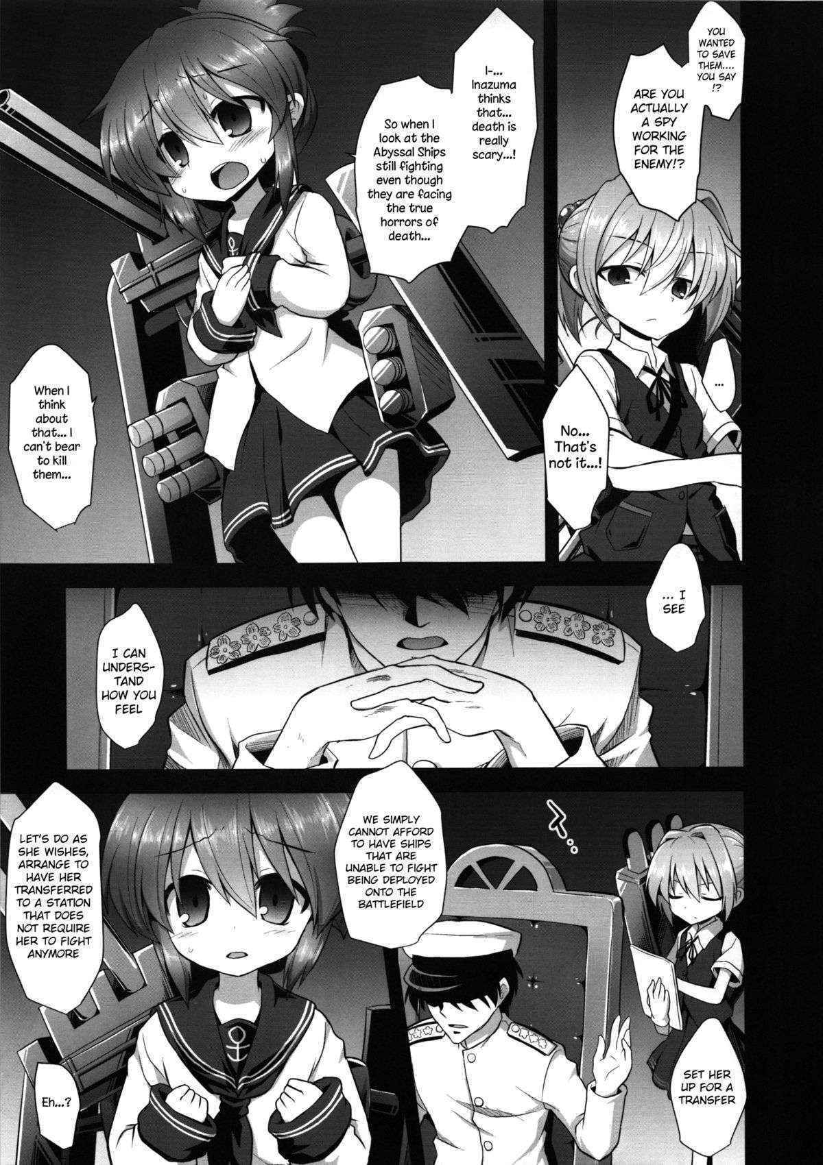 (C85) [Akuten Soushin (Kokutou Nikke)] Kanmusu Chakunin Inazuma Shussan Kichiku Kan | Ship Girls Pregnancy - Inazuma's Brutal Childbirth Rape (Kantai Collection -KanColle-) [English]