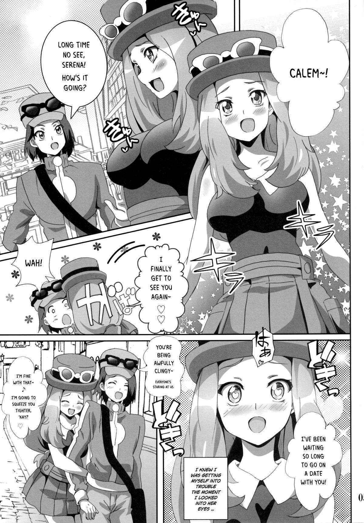 [Commanding Eagle (Washizuka Sho)] Bitch Serena no DoriDori Power | Bitch Serena's DreamDream Power (Pokémon XY) [English] [Risette] [Digital]