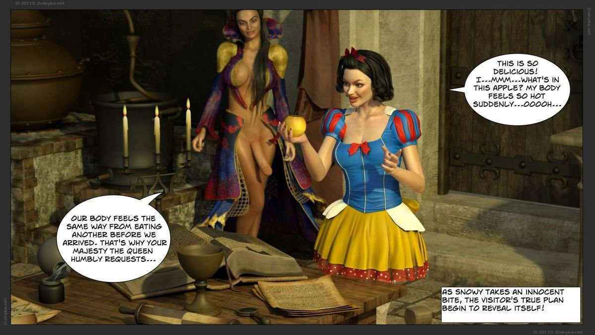 Snow White Meets The Queen