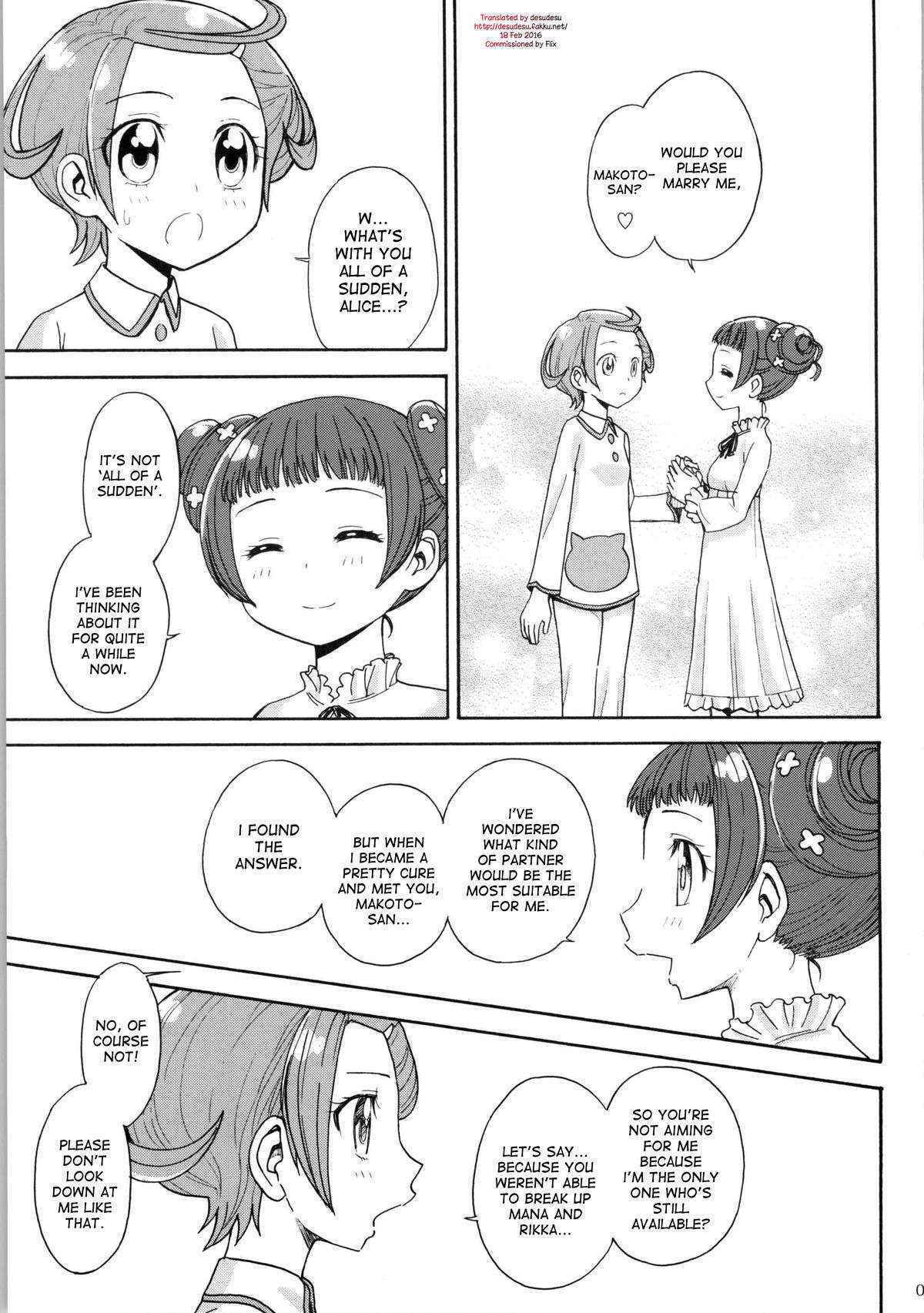 (C86) [Jam Kingdom (Jam Ouji)] Dokidoki! Precious Wedding (Dokidoki! Precure) [English] [desudesu]