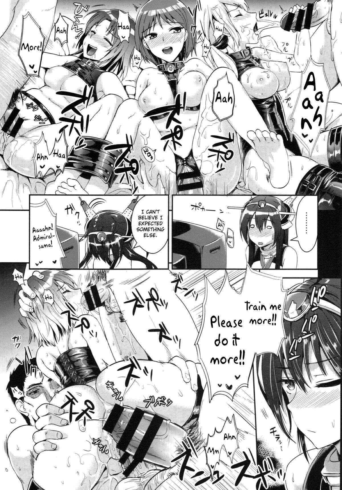 (C85) [YURIRU-RARIKA (Kojima Saya, Lazu)] Senkan Nagato to Hentai Teitoku | Battleship Nagato and Perverted Admiral (Kantai Collection -KanColle-) [English] [MintVoid]