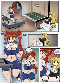 Nanoha And Fate’s Workout