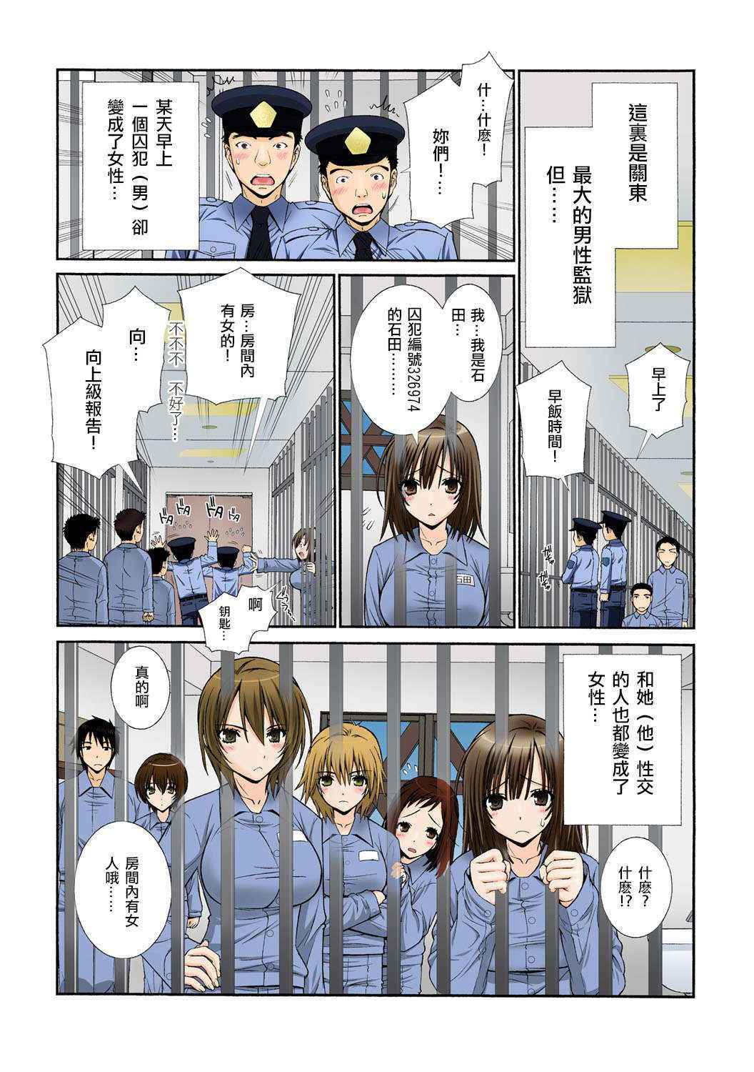 [Sensouji Kinoto] Nyotaika Prison ~ Totsuzen Onna ni natta 90% no Shuujin tachi ~ (2) [Chinese] [沒有漢化]