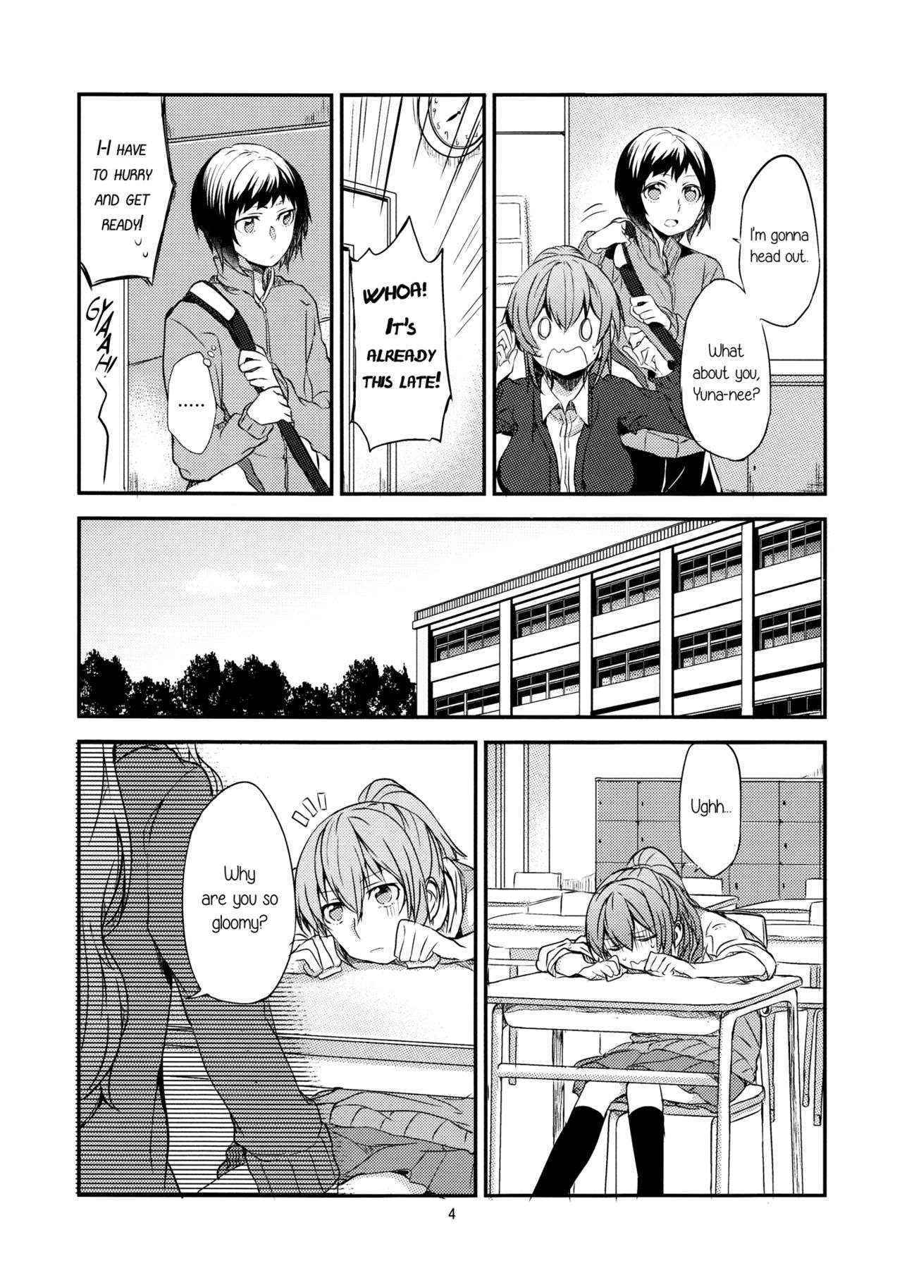 (Mezase! Yuritopia! 2) [Hatakewotagayasudake (Mikanuji, Hareta)] Hello Melancholic (Okujou no Yurirei-san) [English] [Yuri-ism]