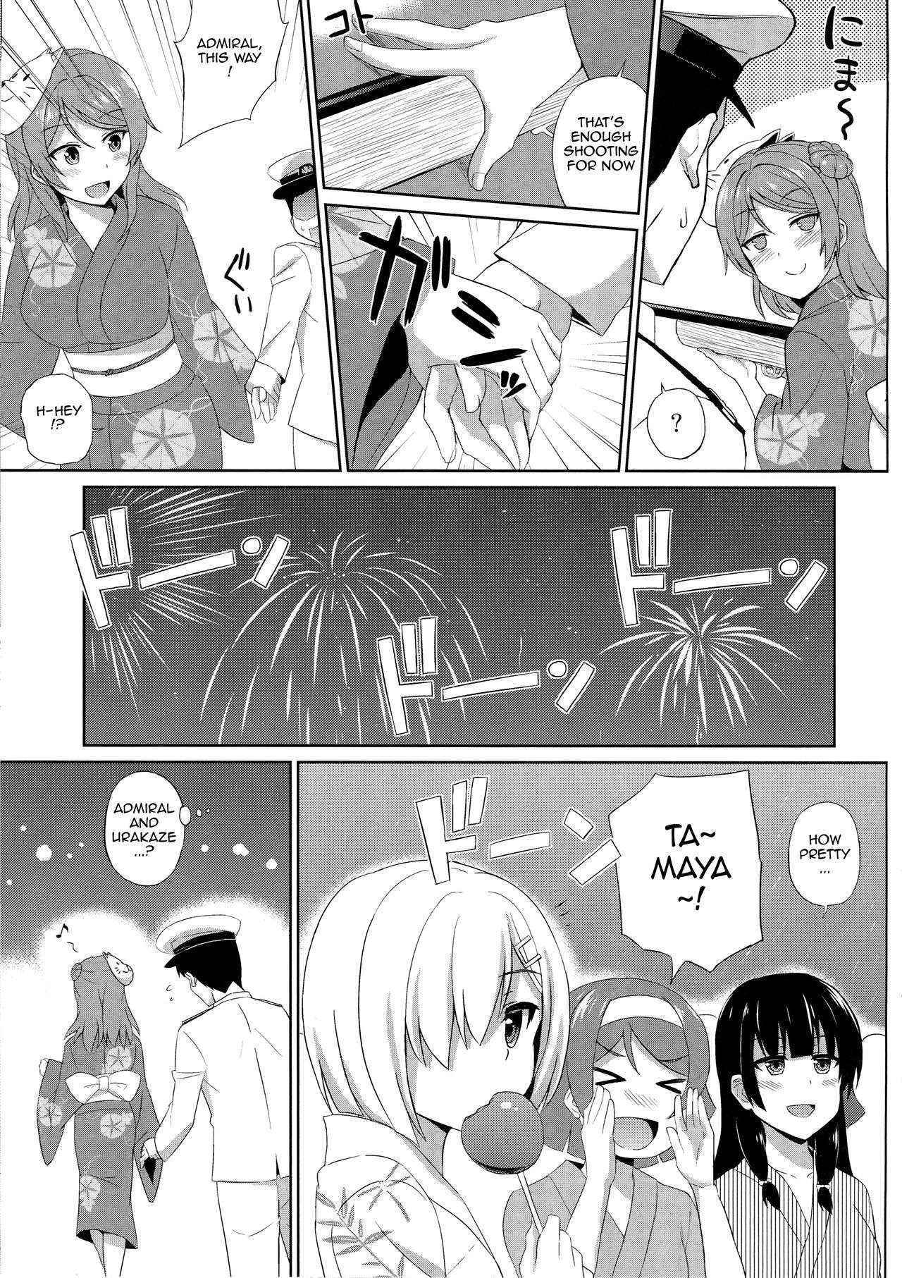 (C89) [Kaki no Tane (Summer)] Yukata no Futari, Docchi o Erabu? (Kantai Collection -KanColle-) [English] {doujin-moe.us}