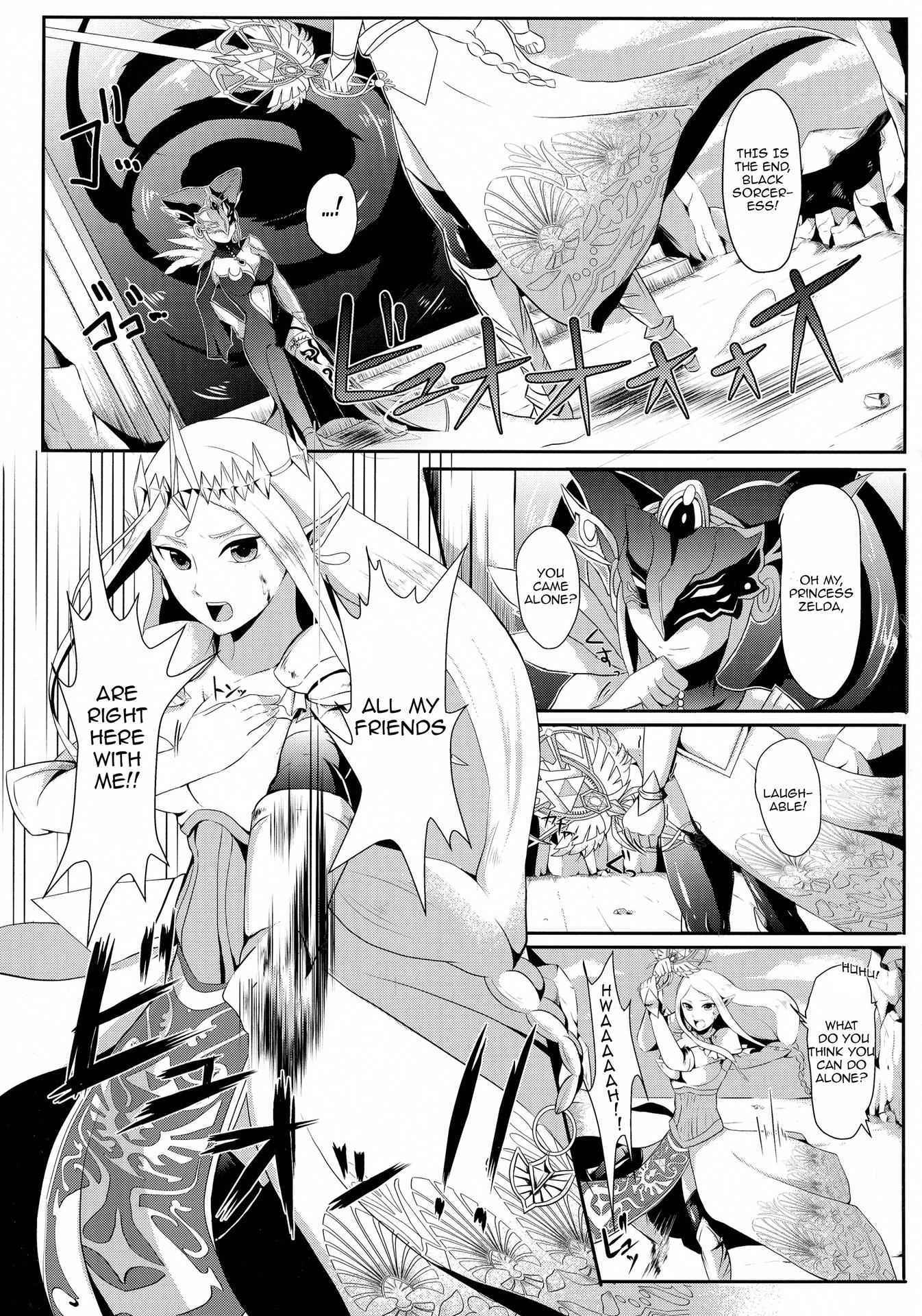 (COMIC1☆9) [Maruchizu (Runrun)] Time Travel - Futanari Princess Zelda is Out of Control! (The Legend of Zelda) [English]