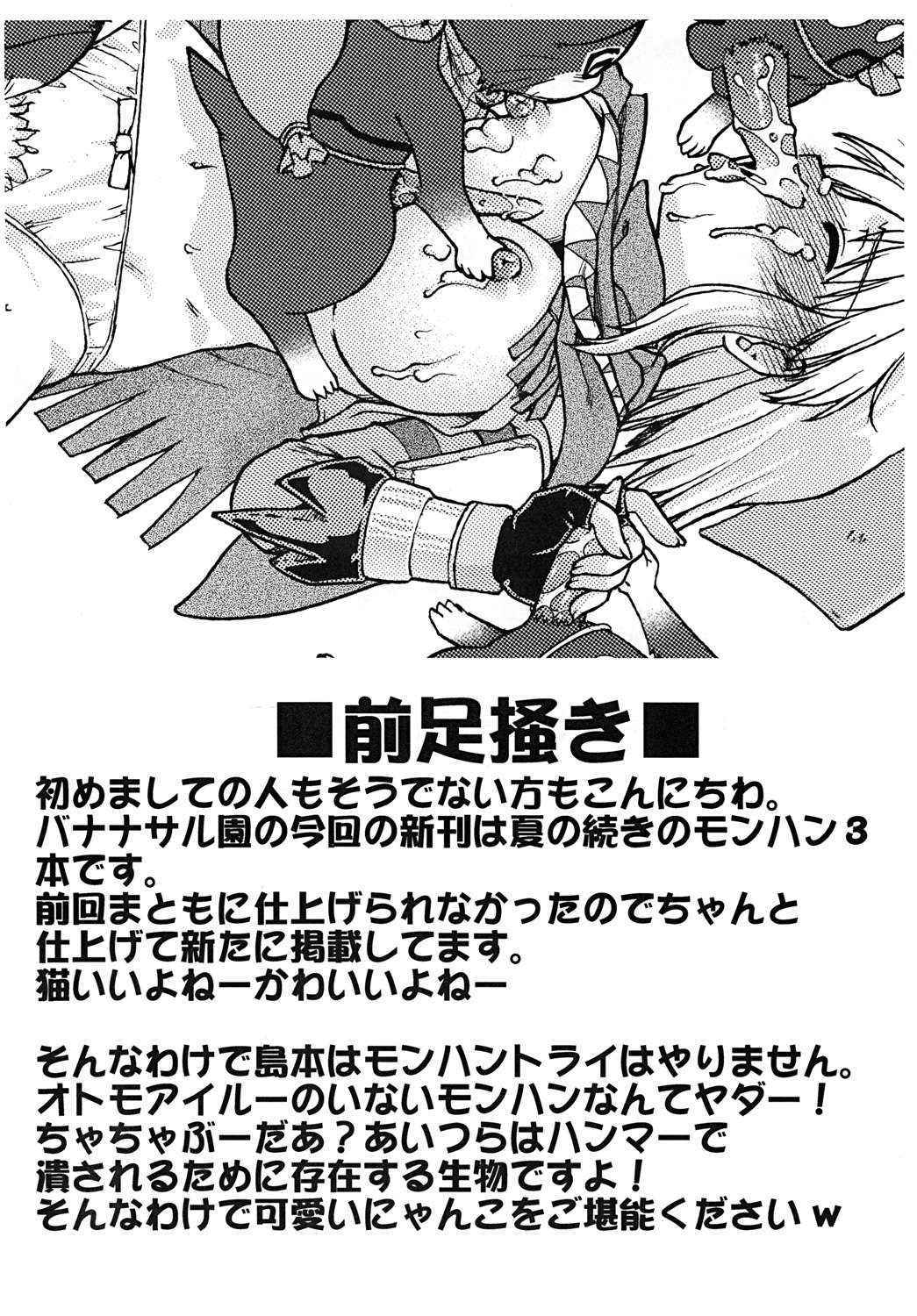 (C81) [Banana Saruen (Shimamoto Harumi)] Bouken Shimasho! 2 MONSTER HUNTER PORTABLE side (Monster Hunter) [English] [desudesu]