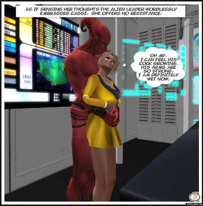 Cassi Trek: Erotic Adventures Of A Sexy Ambassador From Earth. Created In Second Life With Pornstar Cassi.  Star Trek Parody