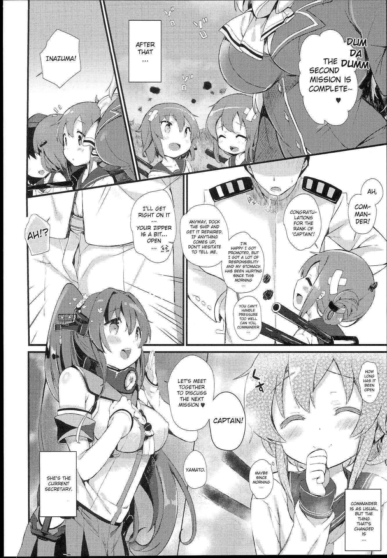 (C89) [mocha*2popcorn (Kibii Mocha)] Inazuma wa Zutto Zutto Zutto Shireikan no Hishokan nano desu (Kantai Collection -KanColle-) [English] {ATF}