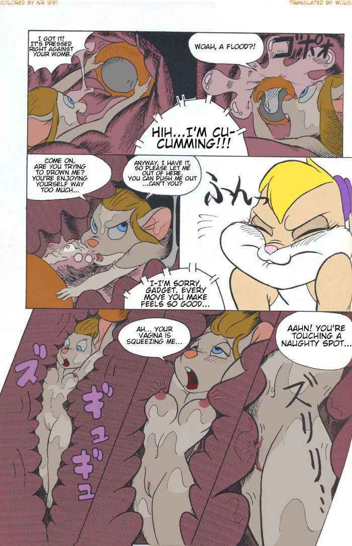 Gadget Hackwrench And Lola Bunny  Translated, Uncensored, Incomplete.