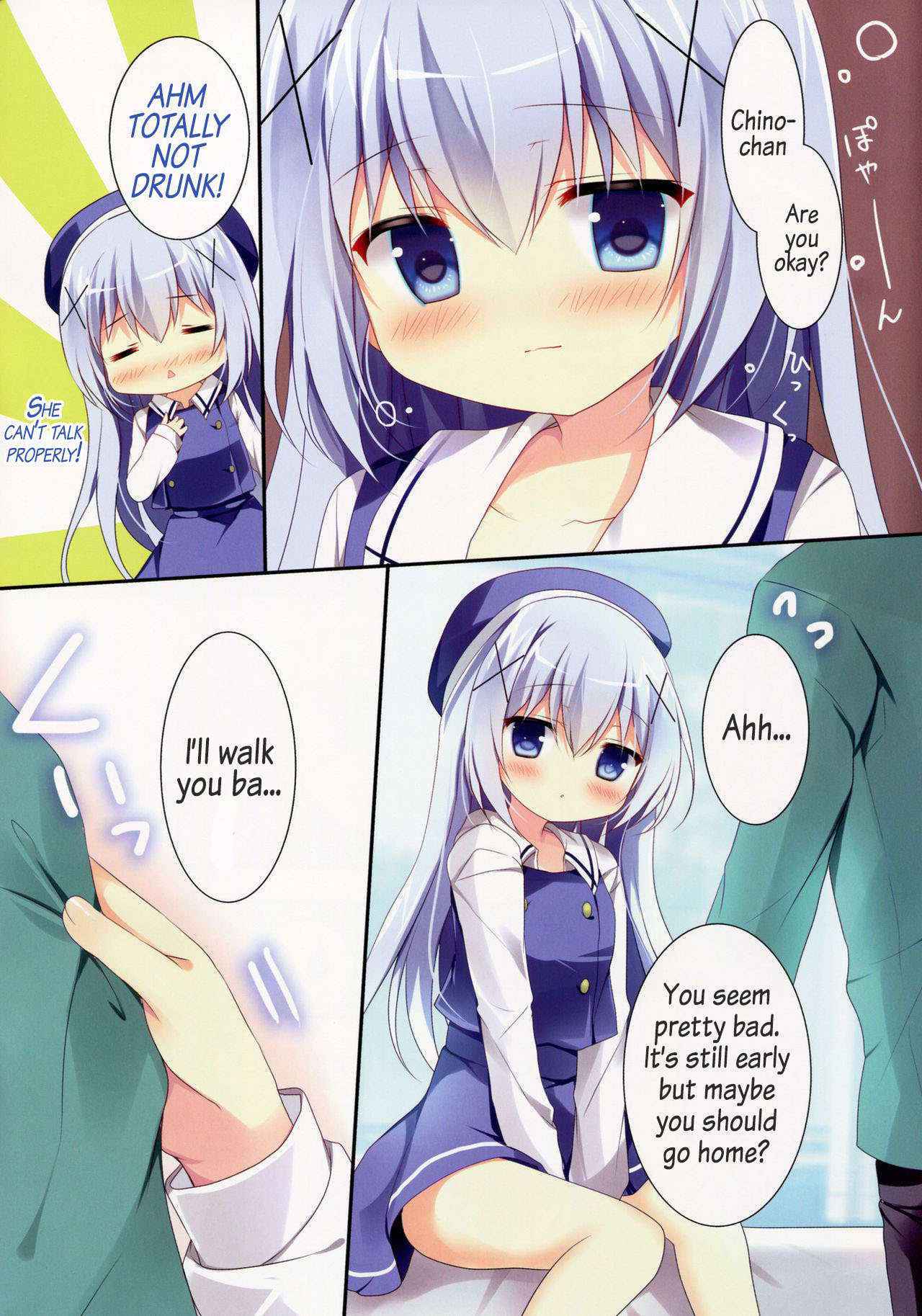 (C89) [Come Through (Adumi Kazuki)] Horoyoi Chino-chan to (Gochuumon wa Usagi desu ka?) [English]