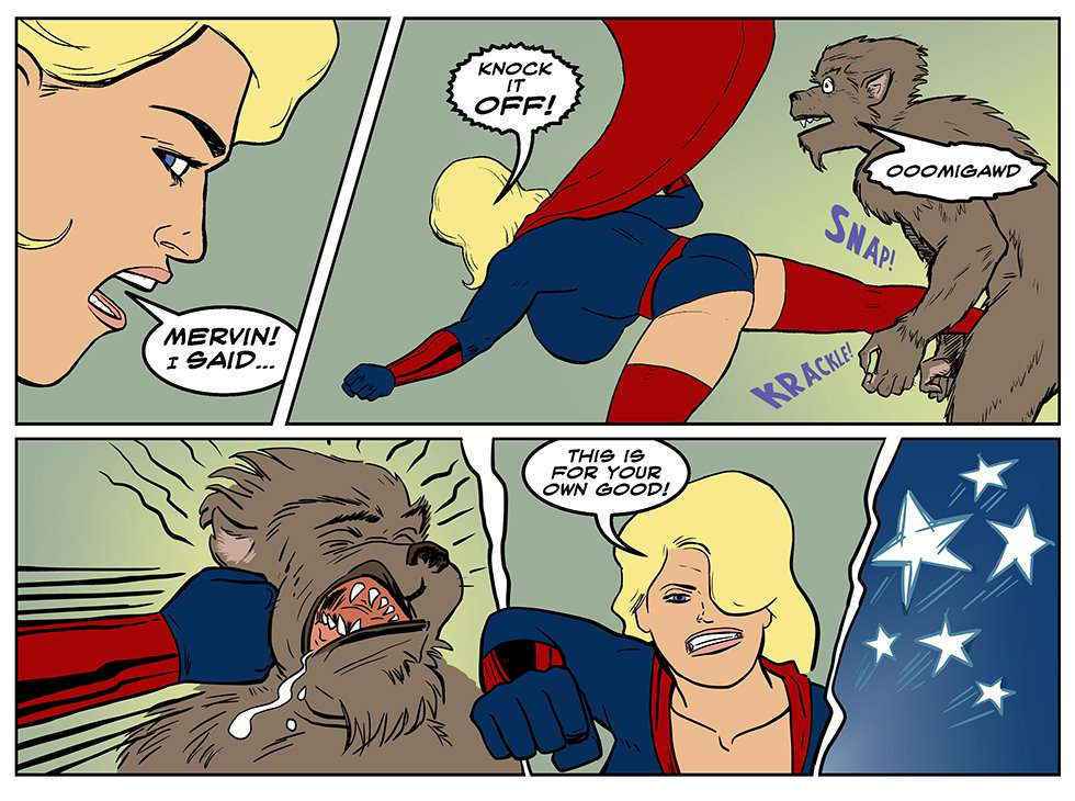 Blonde Marvel – Mervin The Monster