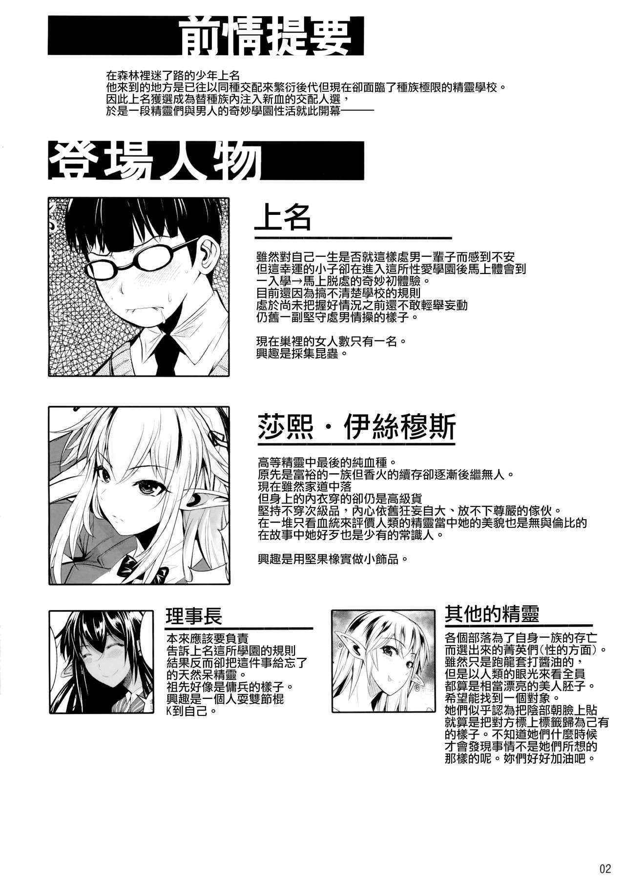 (C88) [Shoot The Moon (Fuetakishi)] High Elf × High School Haku [Chinese] [我尻故我在個人漢化]