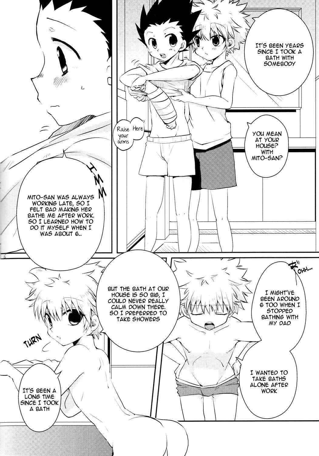 (Shota Scratch 24) [MiUMiU (Amin)] Sei Kurabe!! | Comparing Sex!! (Hunter x Hunter) [English] [HXH-Doujinshilivejournal]