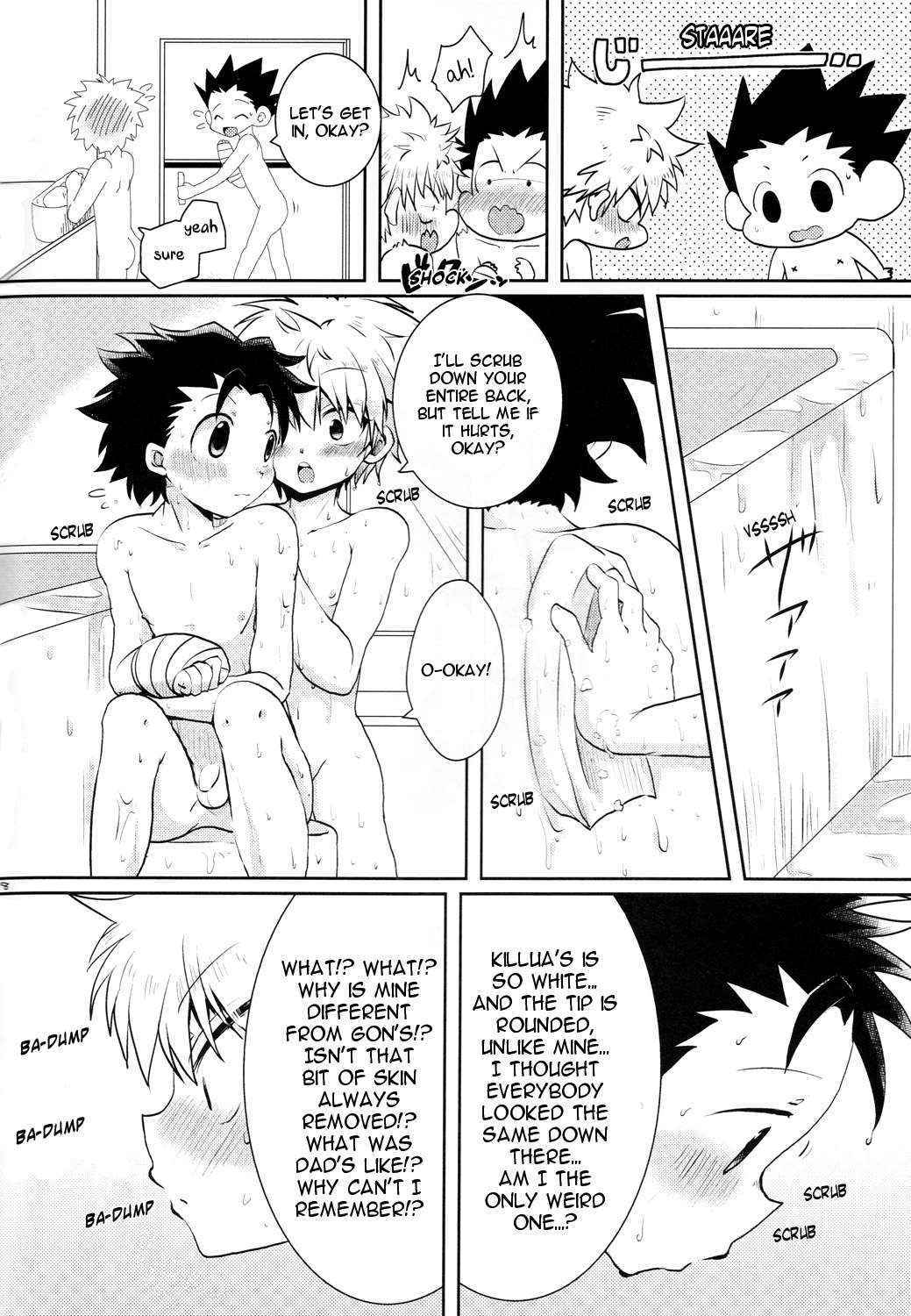 (Shota Scratch 24) [MiUMiU (Amin)] Sei Kurabe!! | Comparing Sex!! (Hunter x Hunter) [English] [HXH-Doujinshilivejournal]