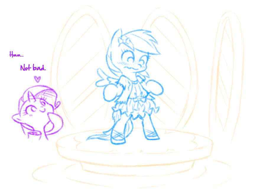 Rarity Sets Up A Date For Rainbow Dash