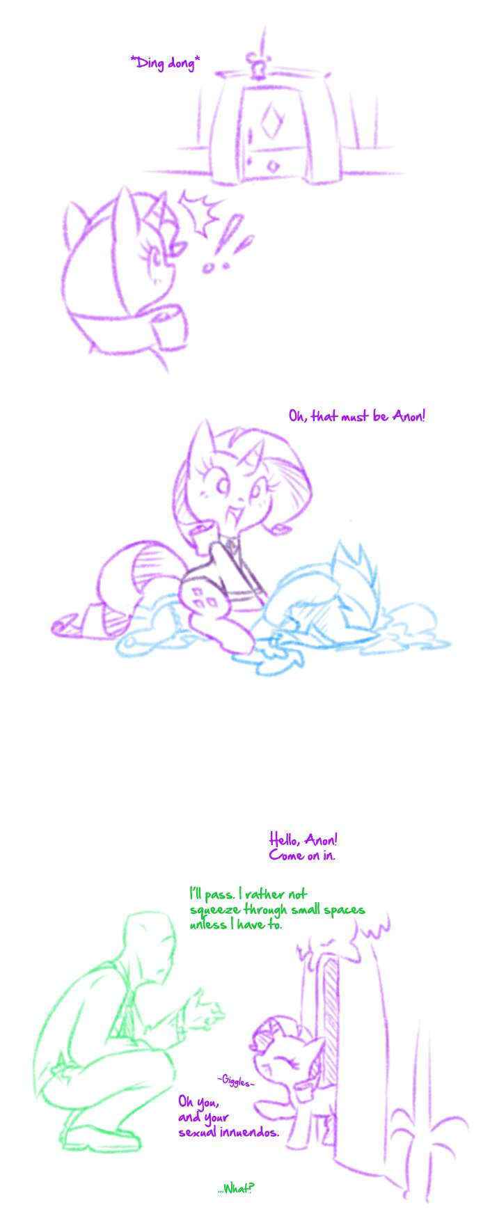 Rarity Sets Up A Date For Rainbow Dash