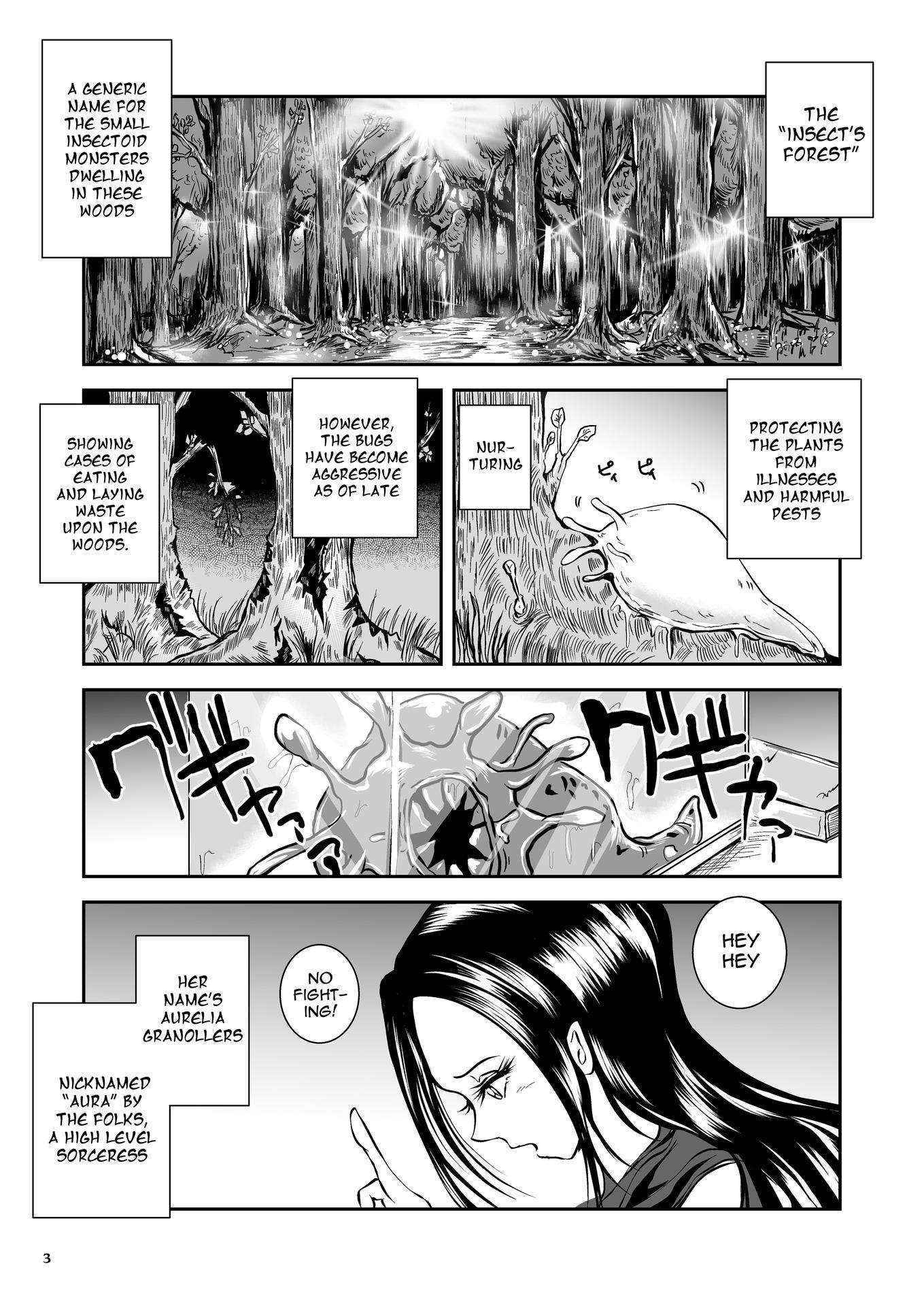 [Erotic Fantasy Larvaturs (Takaishi Fuu)] Oonamekuji to Kurokami no Mahoutsukai - Parasitized Giant Slugs V.S. Sorceress of the Black Hair as Aura [English] [Mant] [Digital]