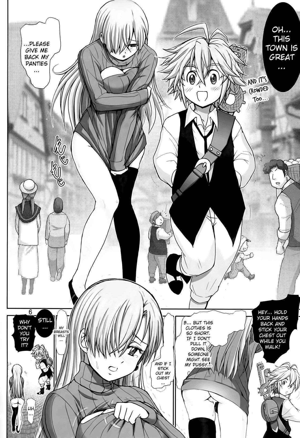 (C87) [Raijinkai (Haruki Genia)] Elizabeth ni Rei no Sweater Kisete mita (Nanatsu no Taizai) [English] [MintVoid]