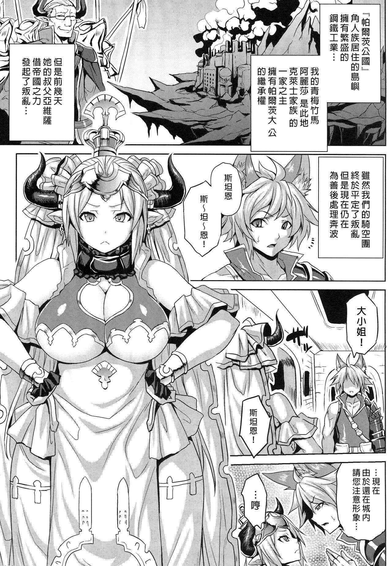 (C89) [Nounai Ekijuu (Somejima)] Hetare Yuusha to Netorare no Himegimi (Granblue Fantasy) [Chinese] [无毒汉化组]