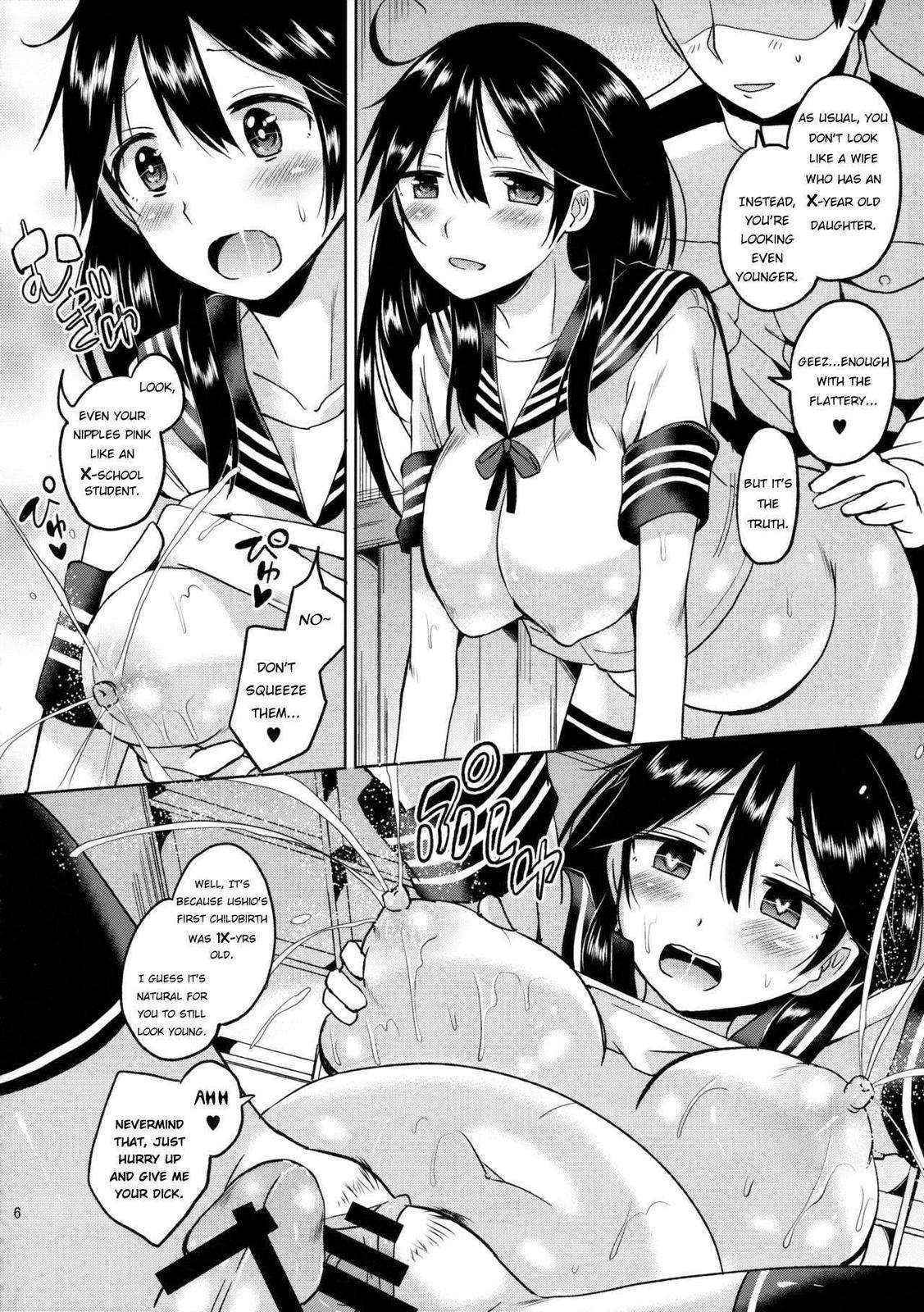 (C89) [Hotori Bocchi (Sakurazari Hotori)] Ushio-chan no Nijiseichou o Iwau Hon(Kancolle)[English][manongmorcon]