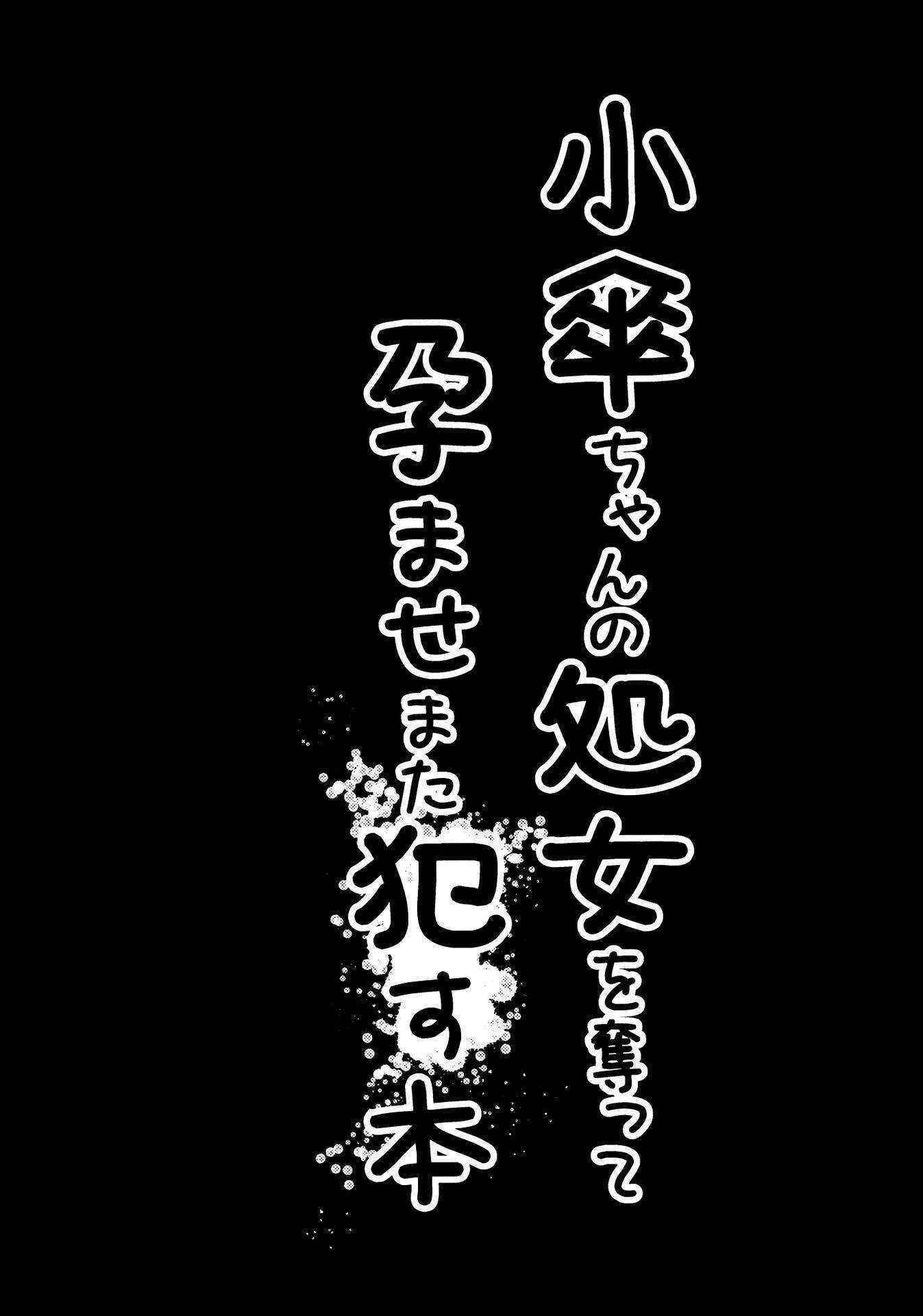 (C83) [破り処 (ハカノシンシ)] 小傘ちゃんの処女を奪って孕ませまた犯す本 [冰窖绅士汉化]