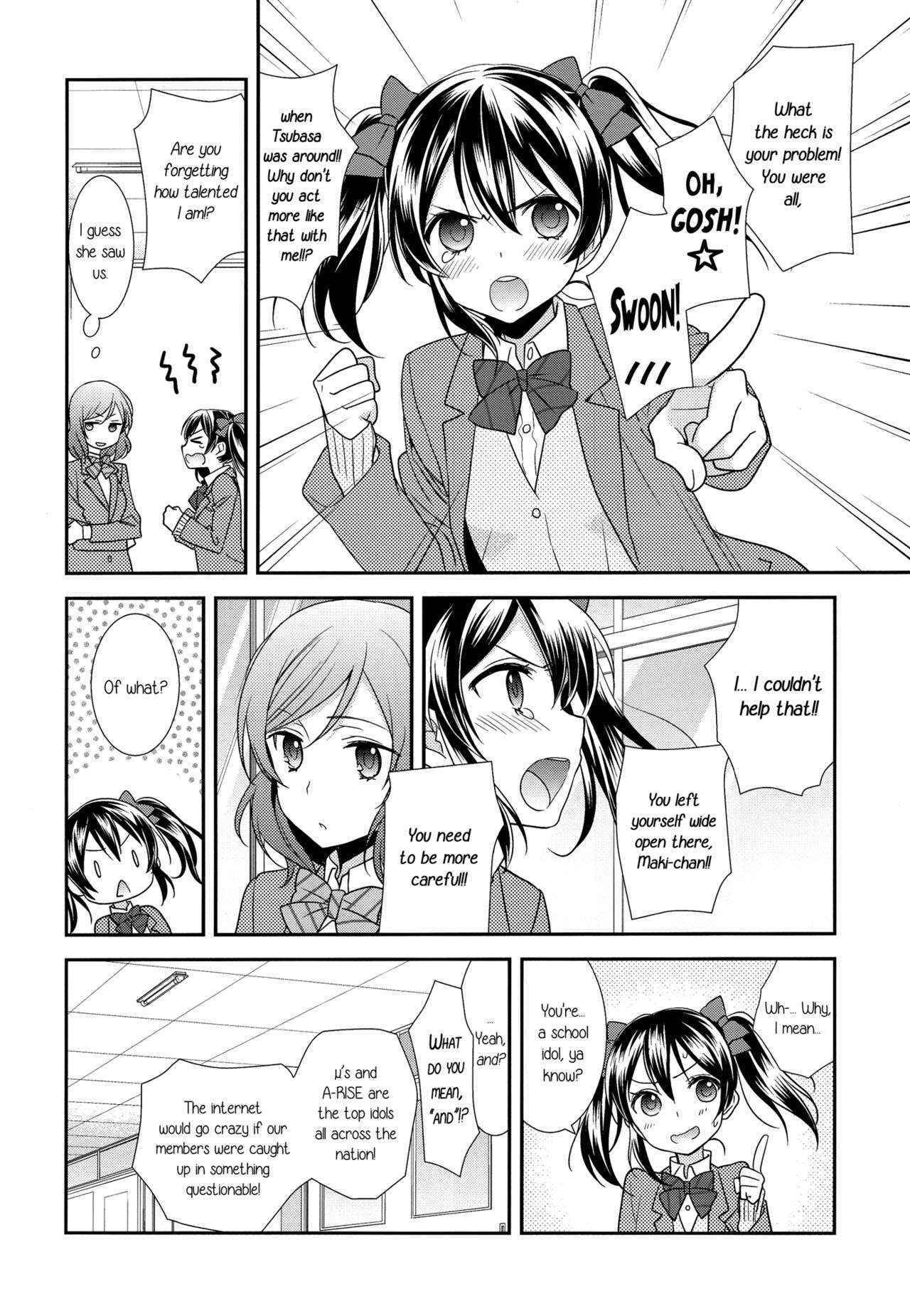 [Sweet Pea (Ooshima Tomo)] Of Course the Number One Idol in the Universe Nico-nii Would Get Pissed At Someone As Stupid As Maki-chan! (Love Live!) [English] [GiB] & [Yuri-ism]