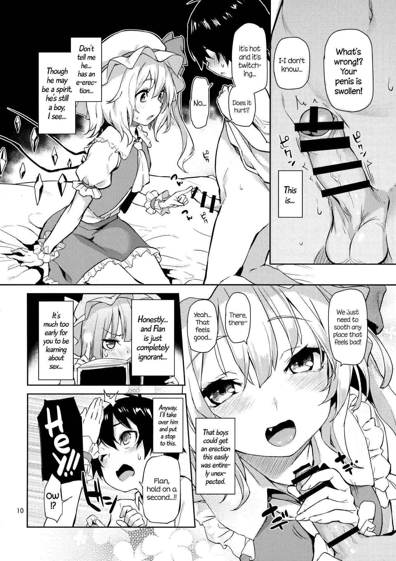 (Reitaisai 13) [Anmitsuyomogitei (Michiking)] Osewa Shinaide Flan Onee-chan! | Don't Take Care Of Me, Flan Onee-chan! (Touhou Project) [English] =Facedesk + CW=