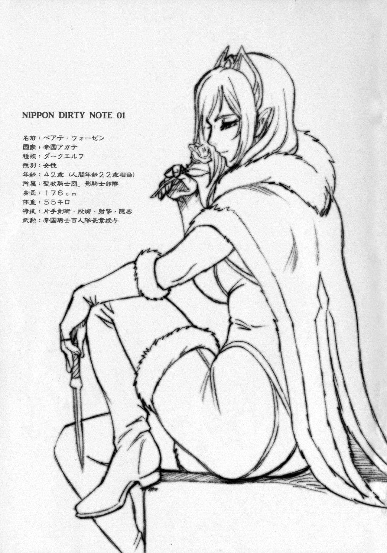 (COMIC1☆10) [Niku Ringo (Kakugari Kyoudai)] NIPPON DIRTY NOTE 01