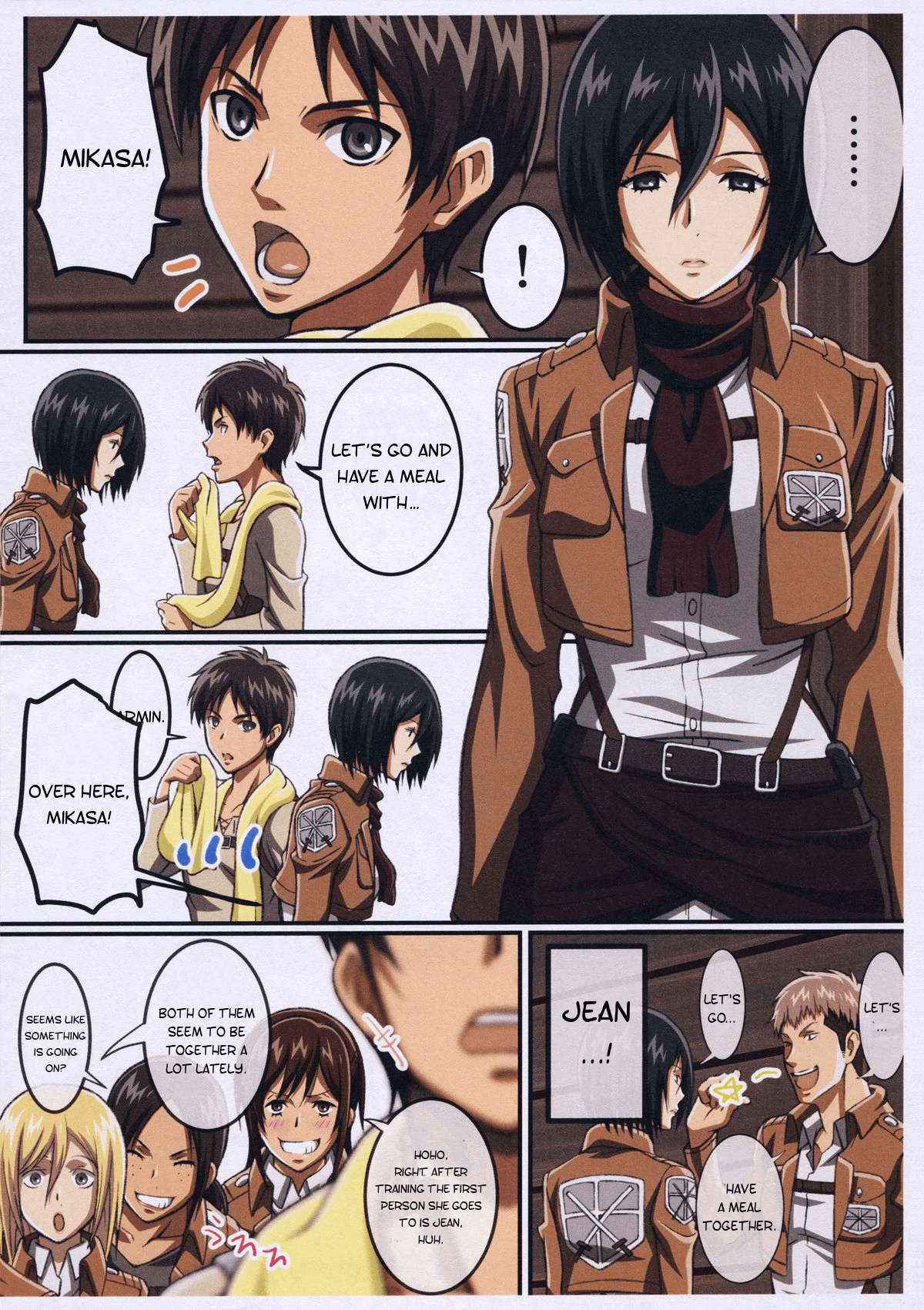 (C87) [LOST RARITIES (Takapiko)] JAN X JAN (Shingeki no Kyojin) [English] [#Based Anons]