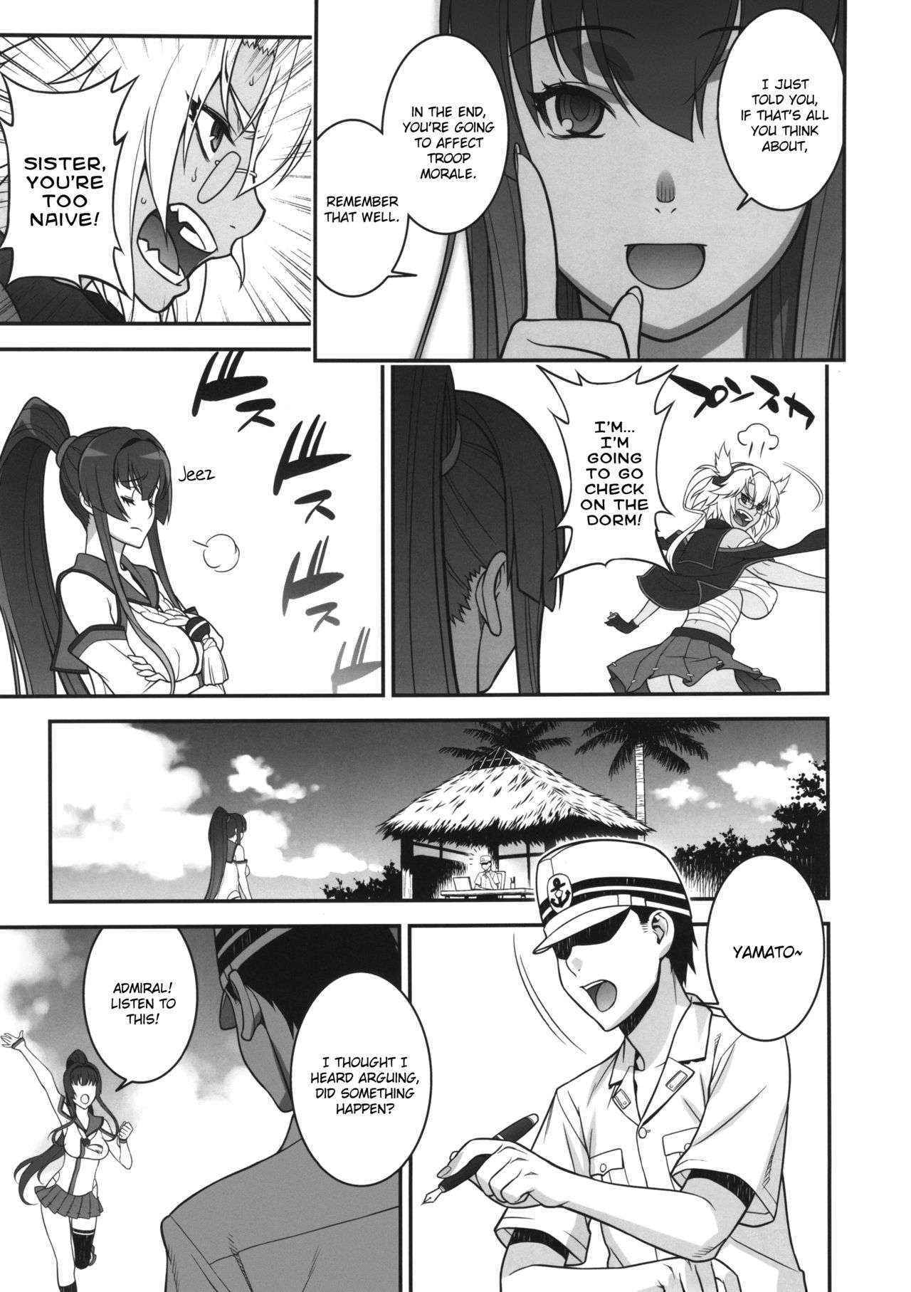 (C86) [Motchie Kingdom (Motchie)] Musashi no Dokidoki Daisakusen | Musashi's Heart-Pounding Great Strategy! (Kantai Collection -KanColle-) [English] [Chocolate + LWB] [Decensored]