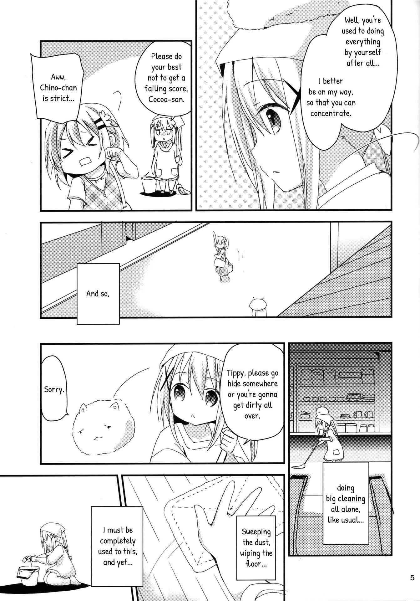 (C89) [ZNN (Zinan)] Indirect ecchi→first ecchi (Gochuumon wa Usagi desu ka?) [English] [p106]