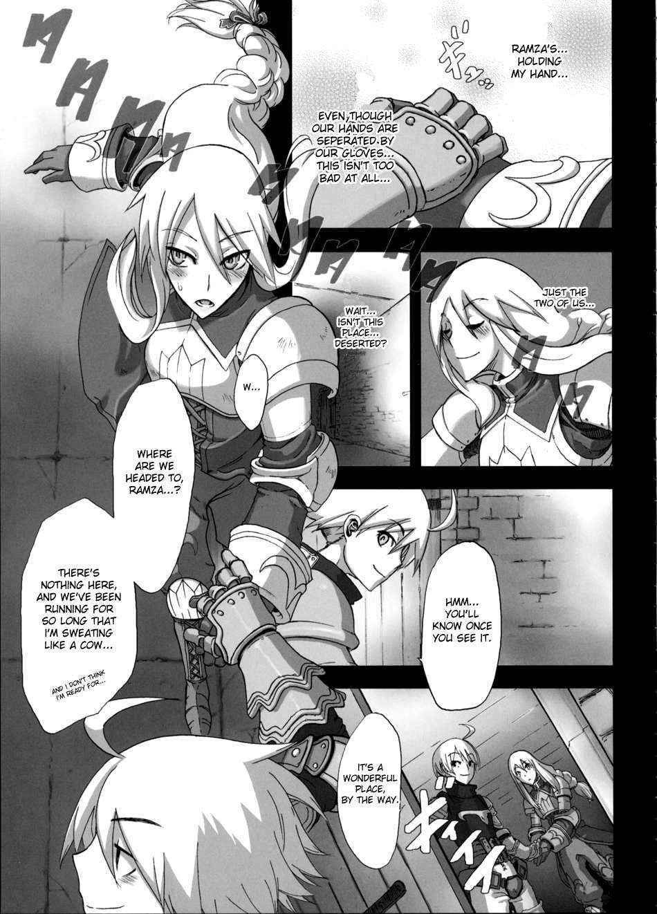 (C75) [DA HOOTCH (ShindoL)] Fukou Kishi (Final Fantasy Tactics) [English] [5 pages Color] [Decensored]