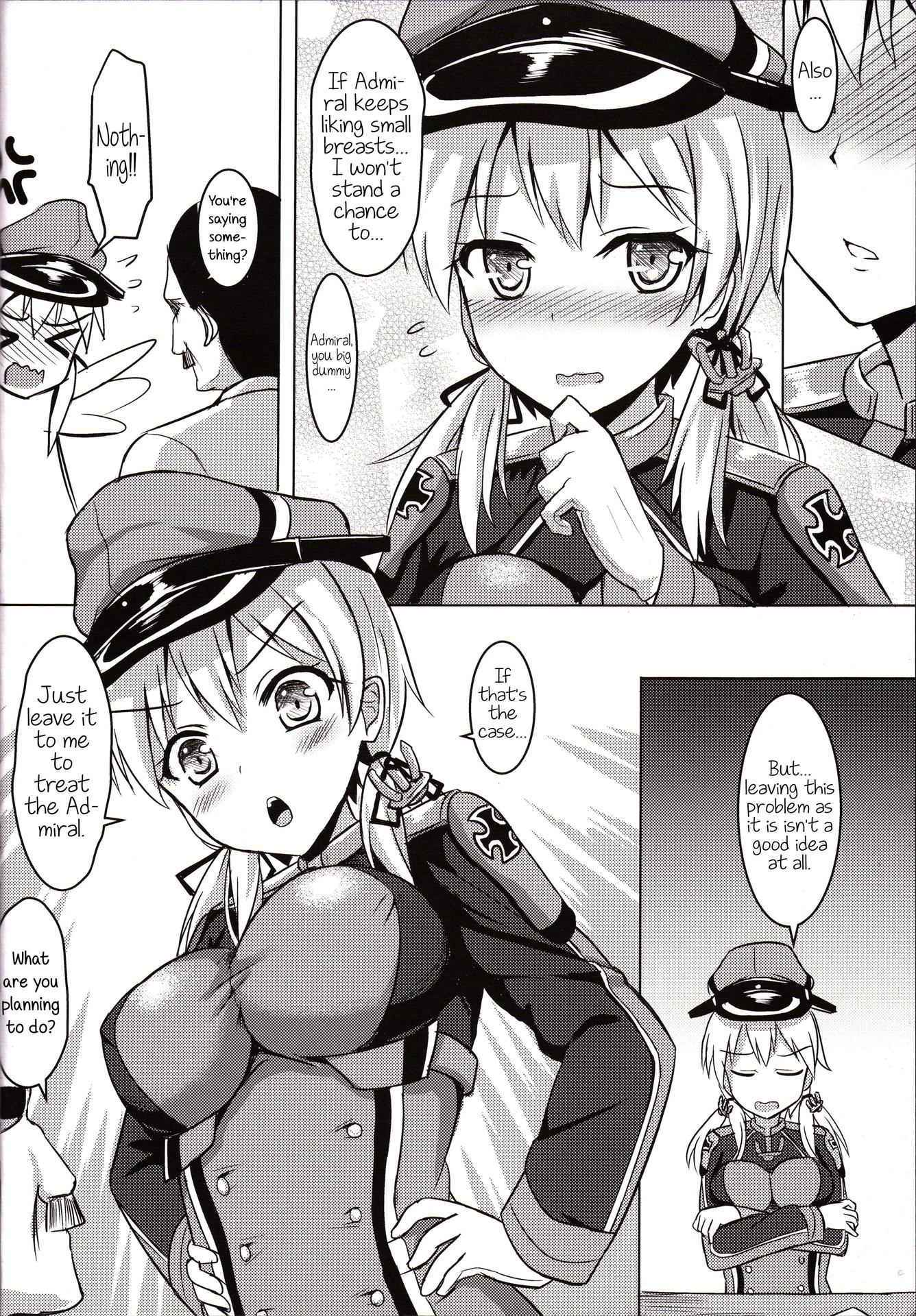 (FF27) [Milkshake Work (Milkshake)] Doitsu Kanmusu no Oppai Sakusen | German Shipgirls' Boob Tactics (Kantai Collection -KanColle-) [English]