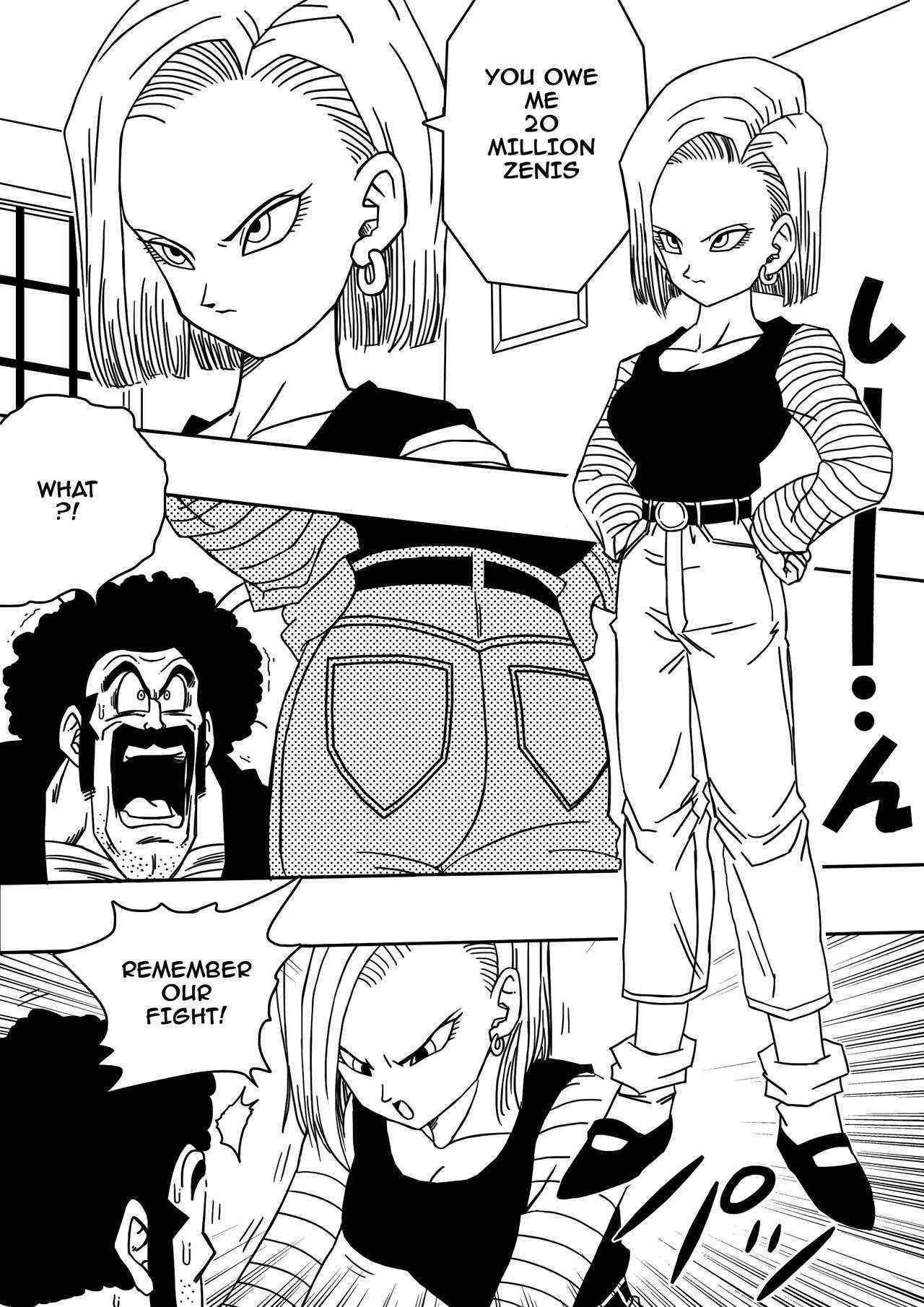 Android N18 and Mr. Satan Sexual Intercourse between Fighters! (English)