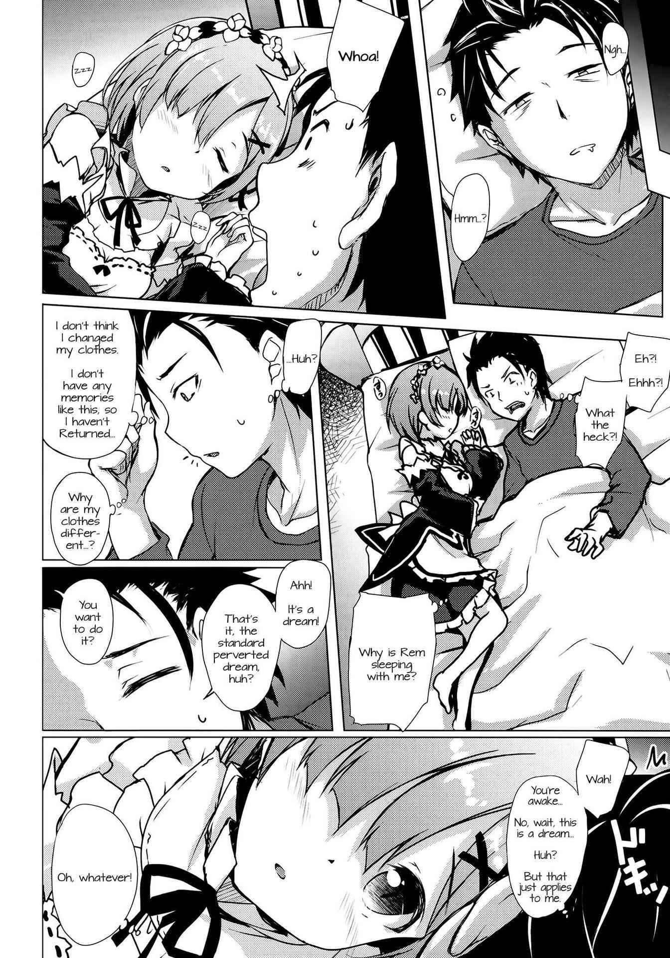 (COMIC1☆10) [Part K (Hitsujibane Shinobu)] Rem kara Hajimeru Isei Kouyuu (Re:Zero kara Hajimeru Isekai Seikatsu) [English] [Doki Fansubs]