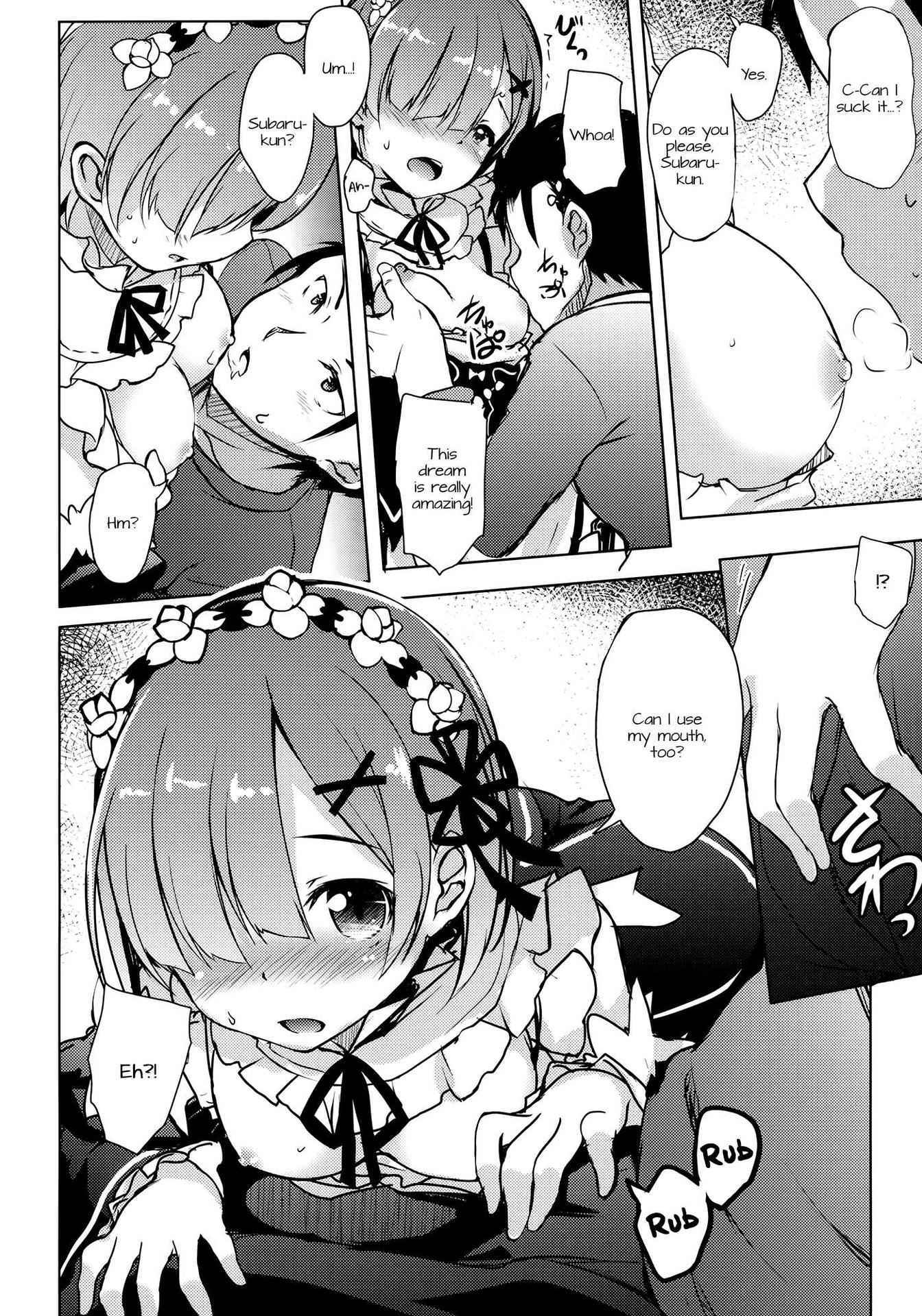 (COMIC1☆10) [Part K (Hitsujibane Shinobu)] Rem kara Hajimeru Isei Kouyuu (Re:Zero kara Hajimeru Isekai Seikatsu) [English] [Doki Fansubs]