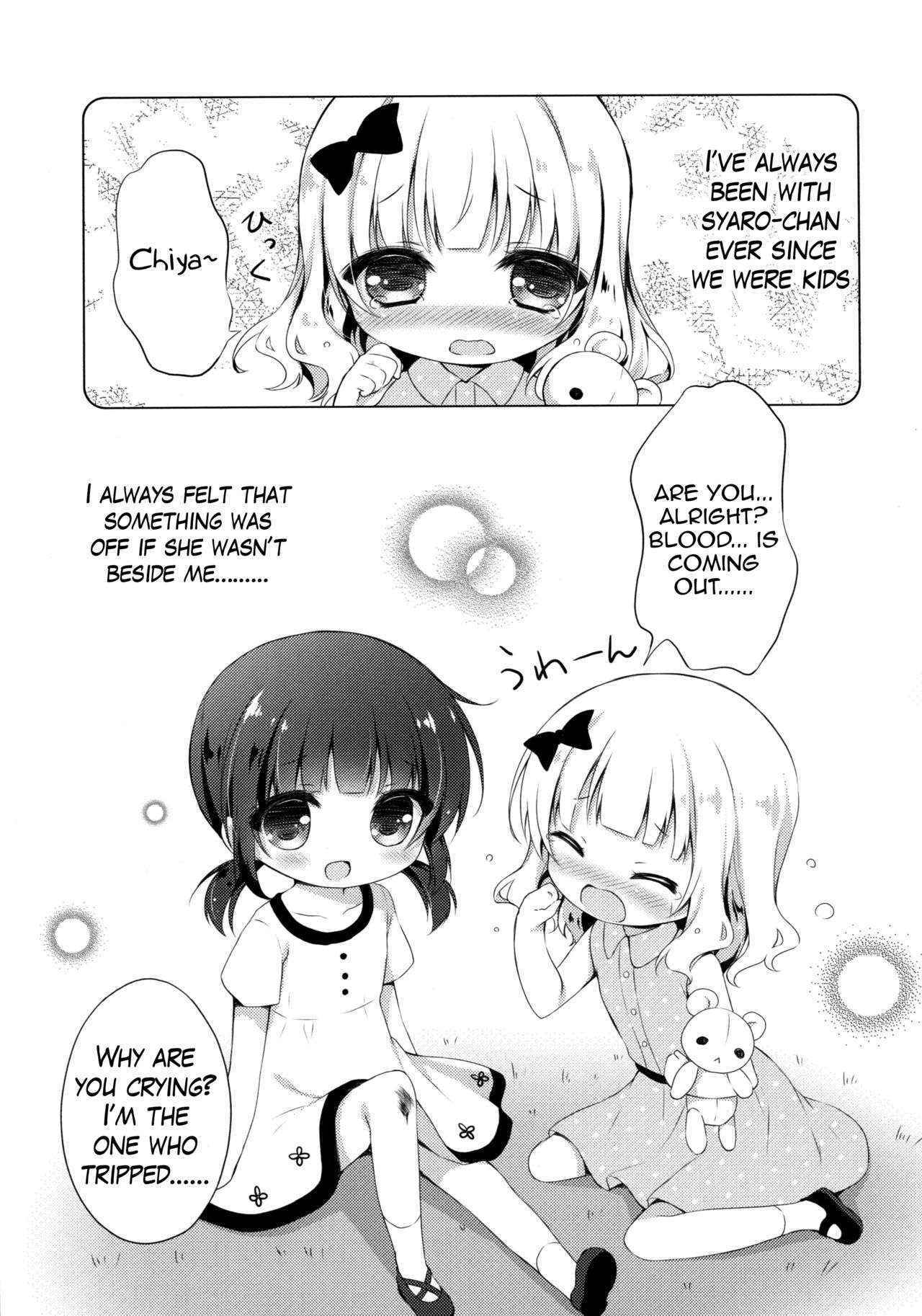 (C88) [Peach Candy (Yukie)] Gochuumon wa Kataomoi desu ka? | Is the Order an Unrequited Love? (Gochuumon wa Usagi desu ka?) [English] {Hennojin}