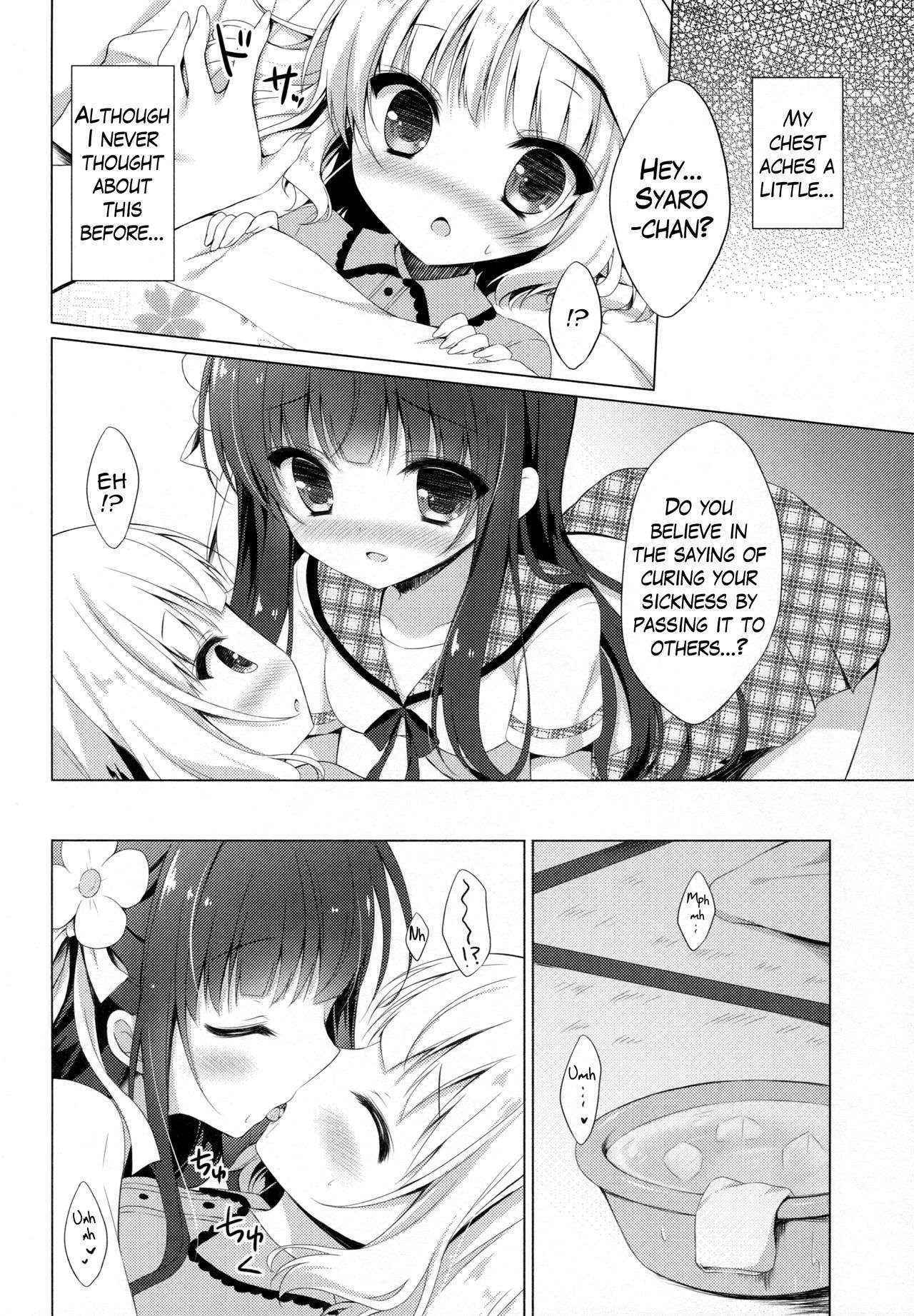 (C88) [Peach Candy (Yukie)] Gochuumon wa Kataomoi desu ka? | Is the Order an Unrequited Love? (Gochuumon wa Usagi desu ka?) [English] {Hennojin}