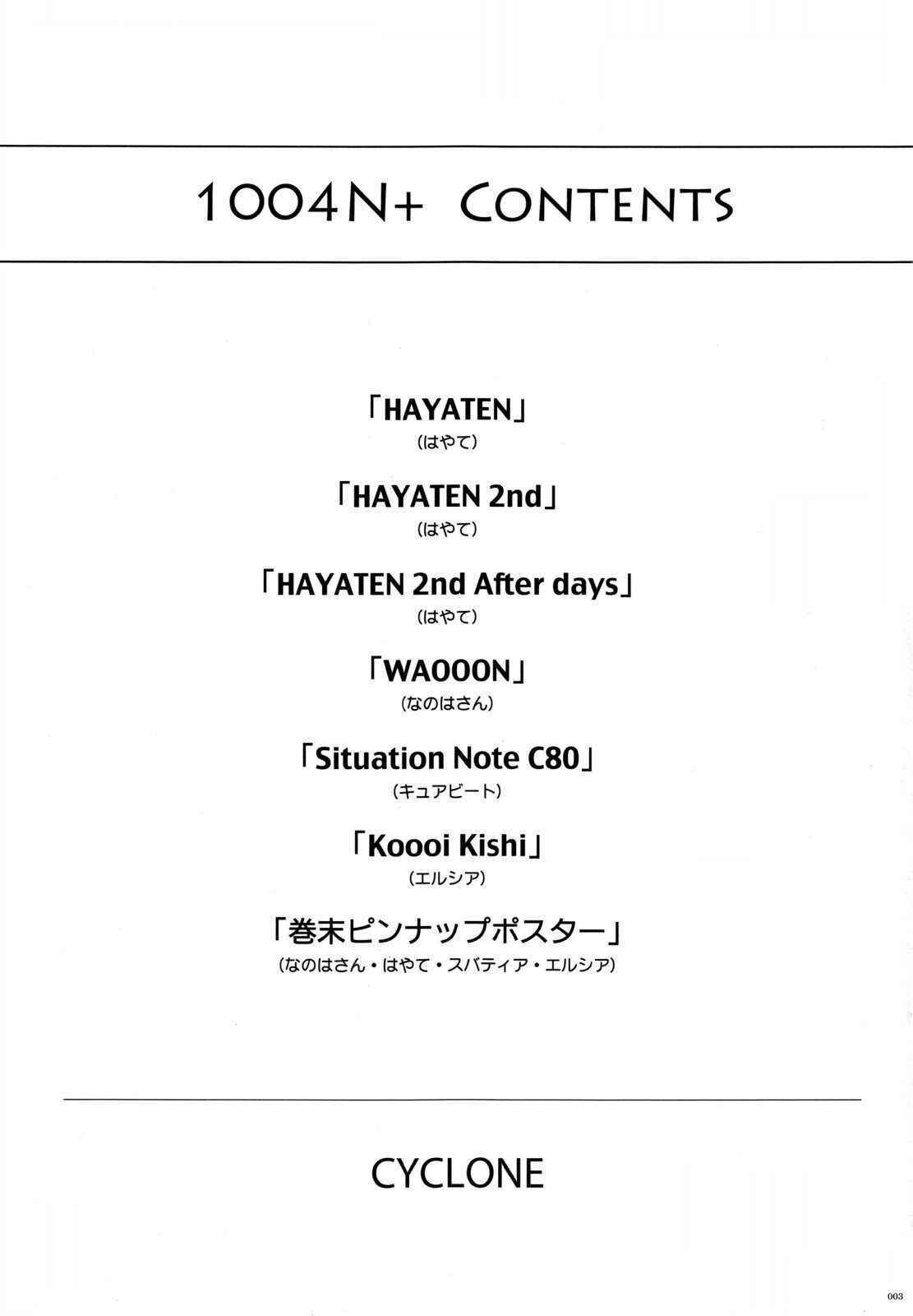 1004N+ Cyclone no Soushuuhen (English)