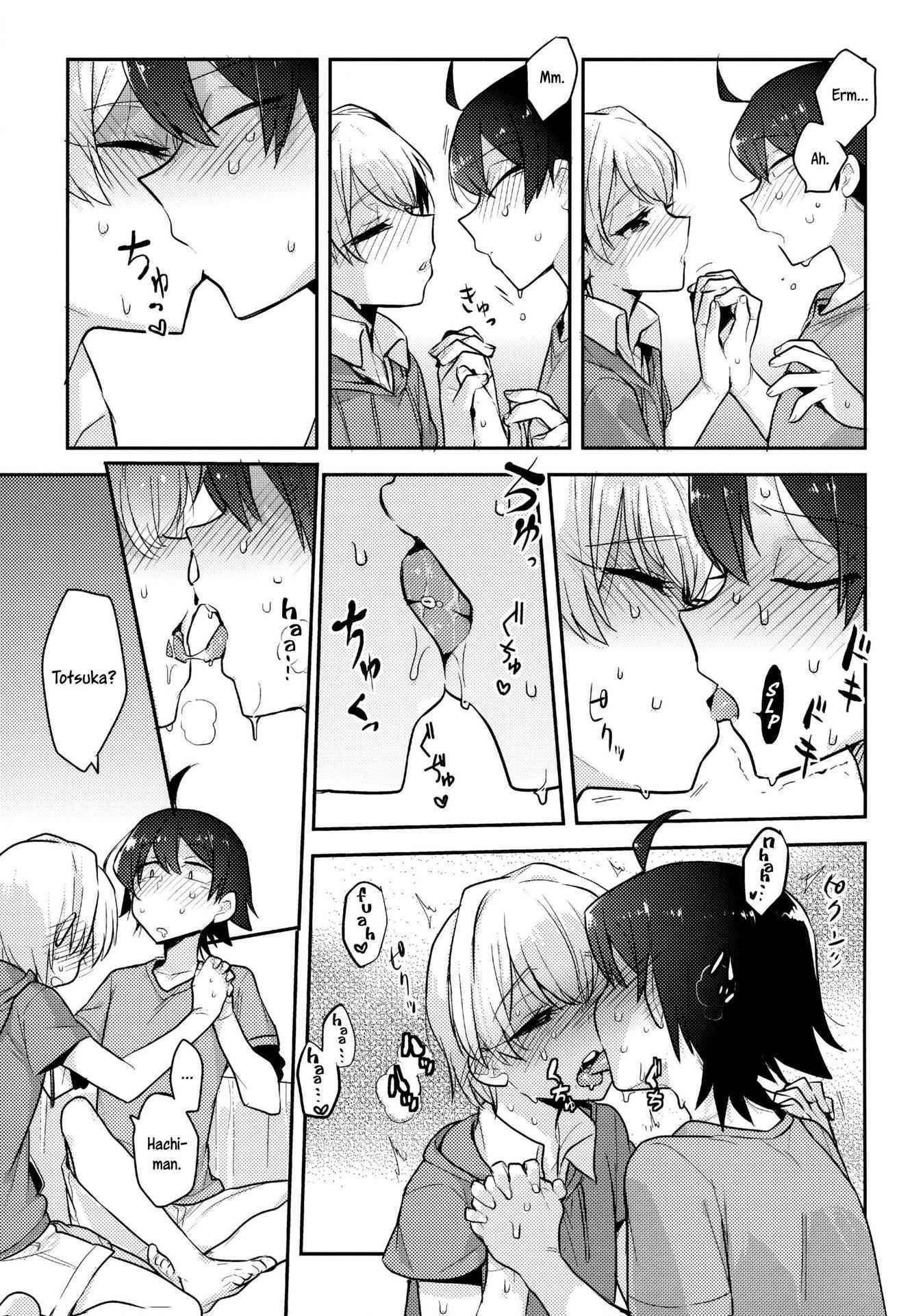 (SPARK10) [Hamehame Service Area (Cr-R)] Tenshi Kawaii Totsuka no Dekamara de Mesu ni Sareru Hachiman no Hon. | Cute Angel Totsuka Turns Hachiman into His Bitch with His Elephant Cock (Yahari Ore no Seishun Love Come wa Machigatteiru.) [English] =SW=