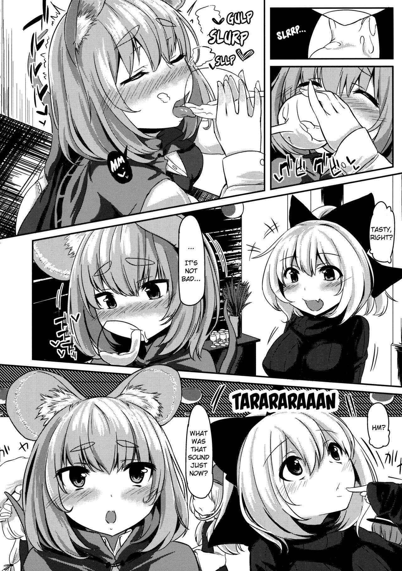 (Reitaisai 10) [Nukidokoro. (Roteri)] Gourmet Nazrin to Harapeko Semen (Touhou Project) [English]