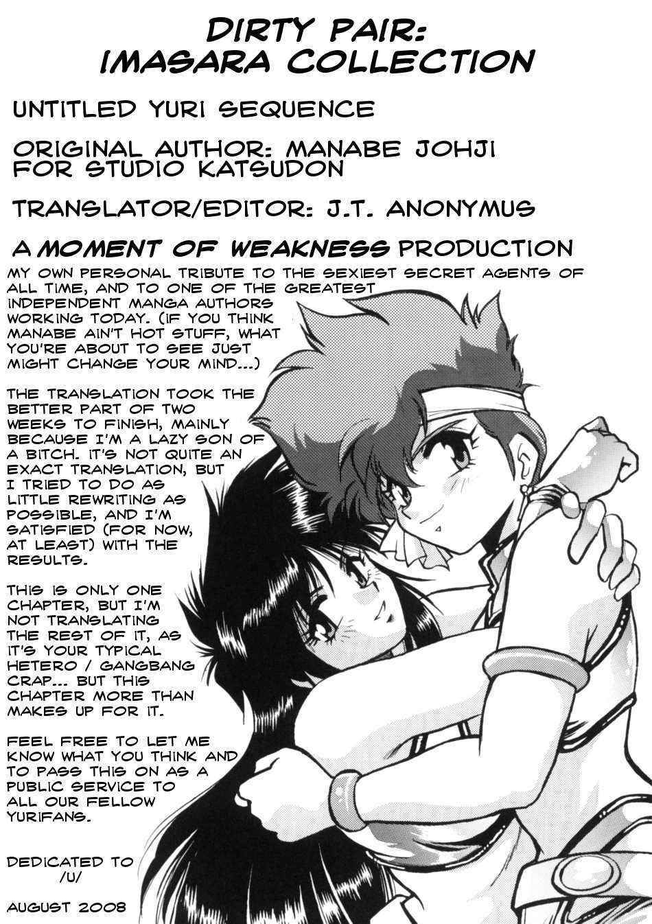 (Dirty Pair) Imasara Dirty Pair: Collection By Studio Katsudon [English Version by: J.T.Anonymous]