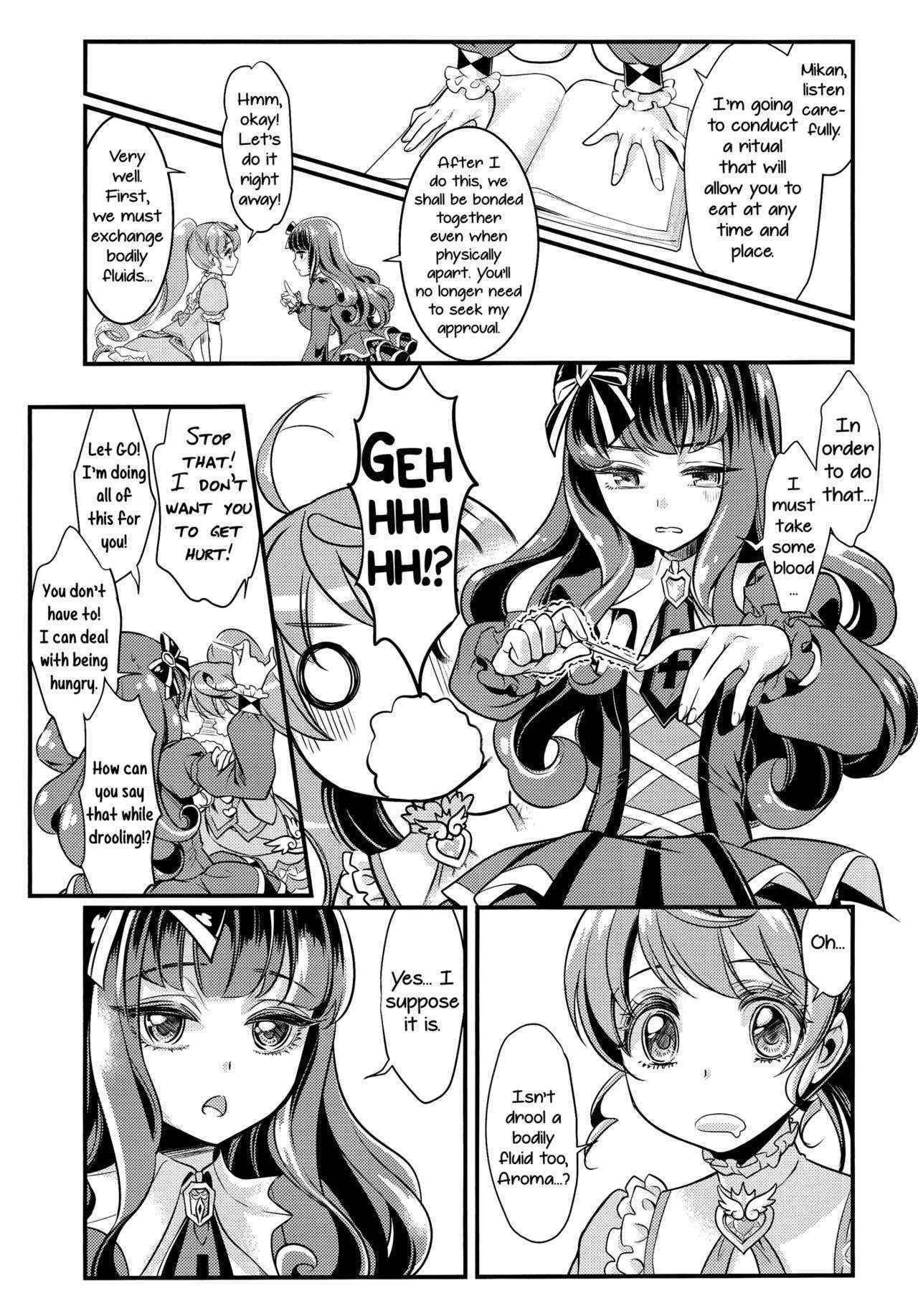 (C89) [Soramimi (Mytyl)] Devi & En Chu (PriPara) [English] [Yuri-ism]